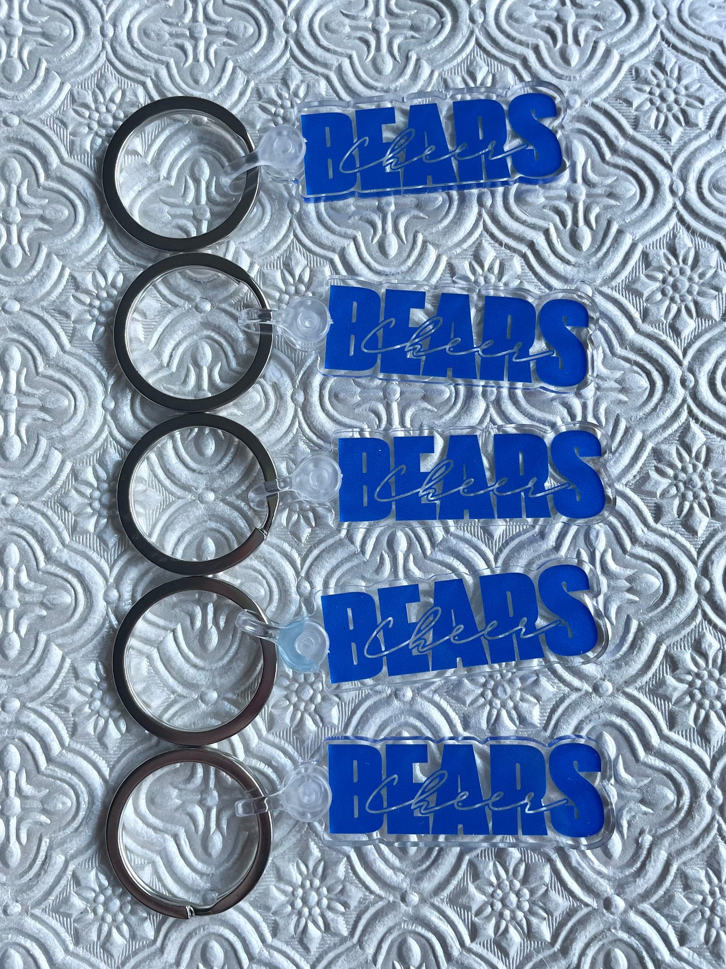 Bears Cheerleading Keychain