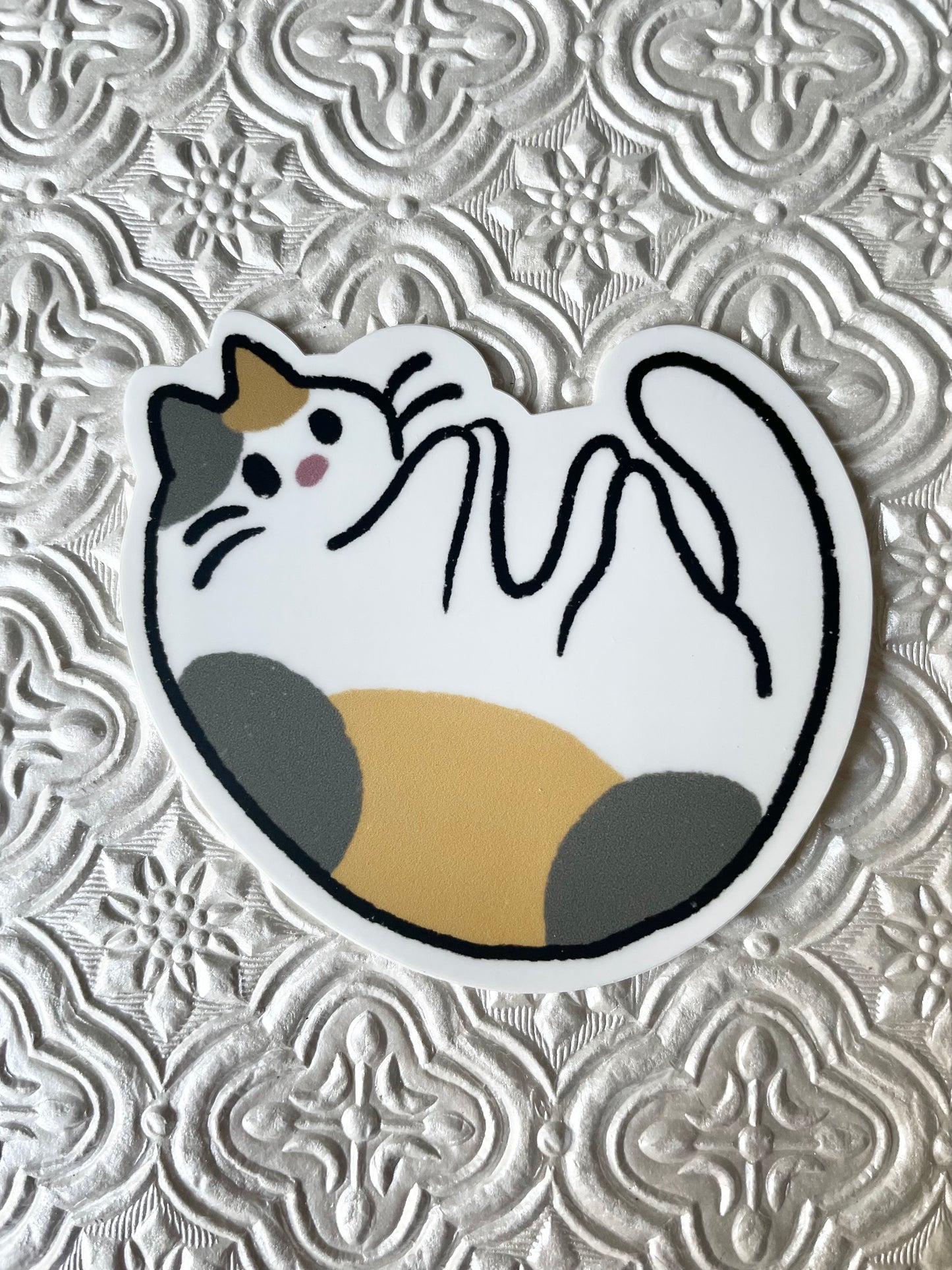 Chunky Cocalico Cat Sticker