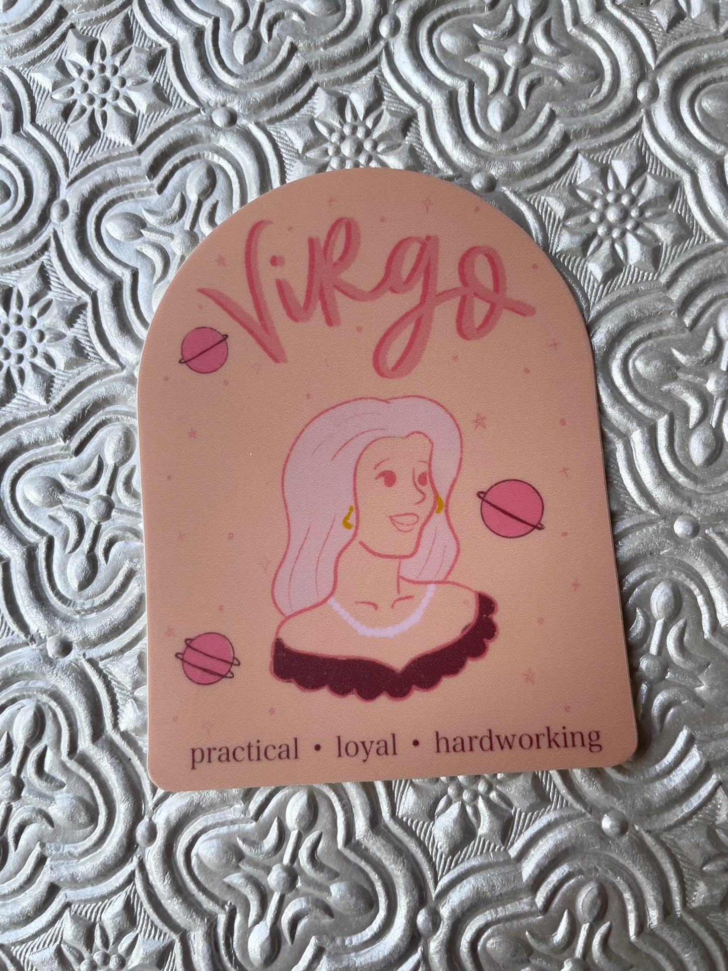 Virgo Zodiac Sticker