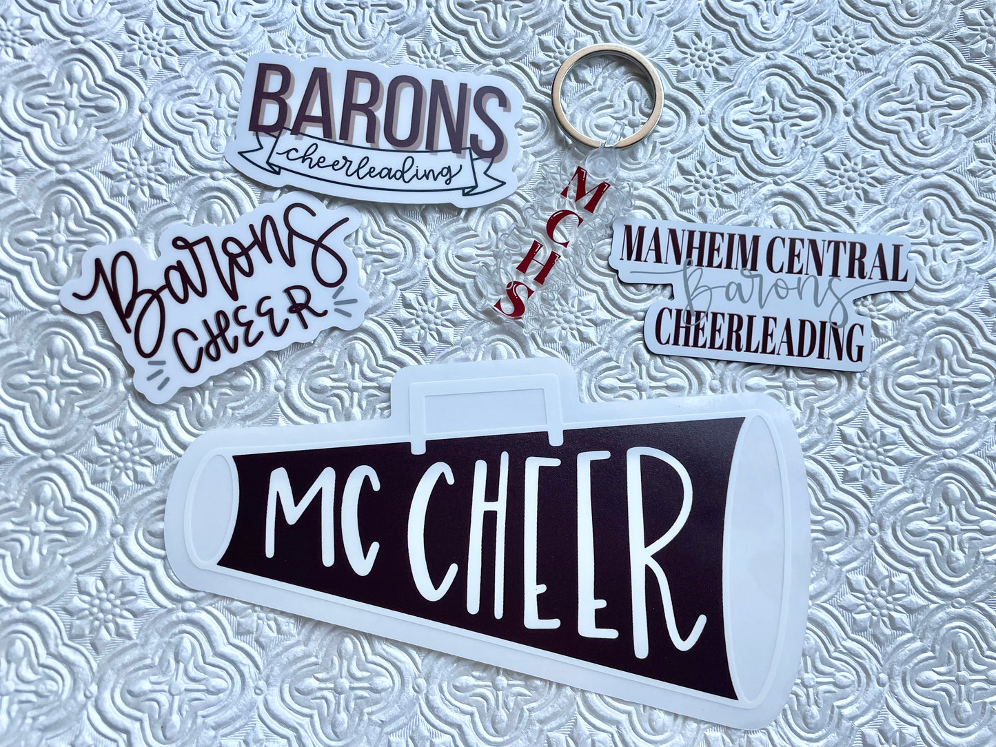 MCHS Cheer Megaphone Car Decal