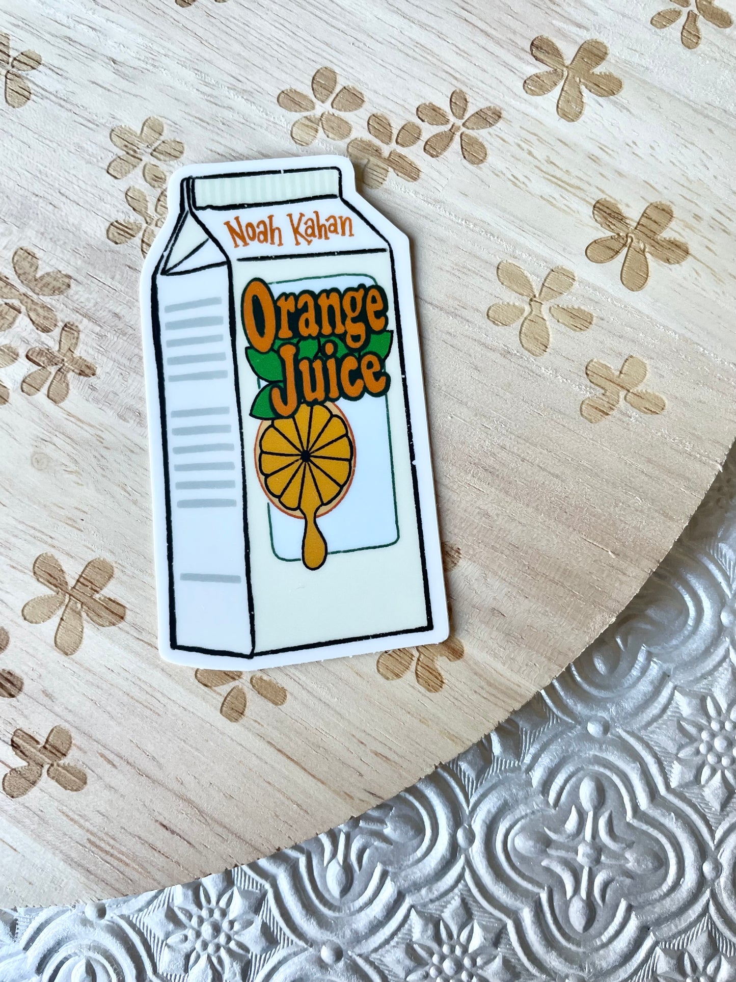 Orange Juice Sticker