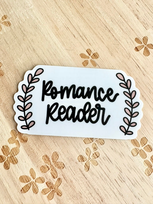 Romance Reader Sticker