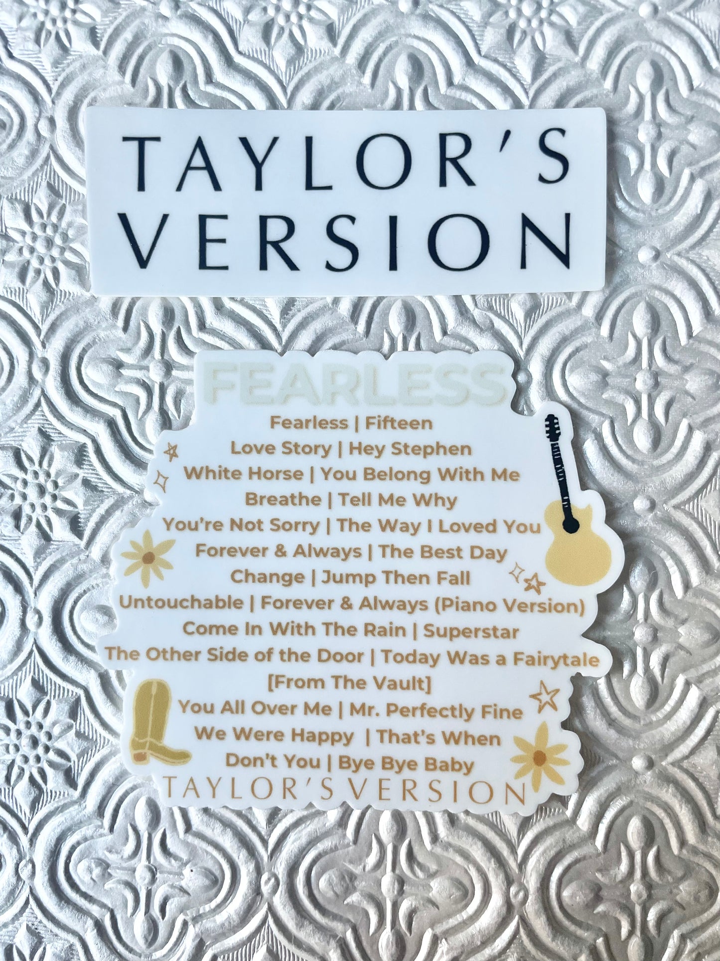 Fearless Taylor's Version Album Sticker