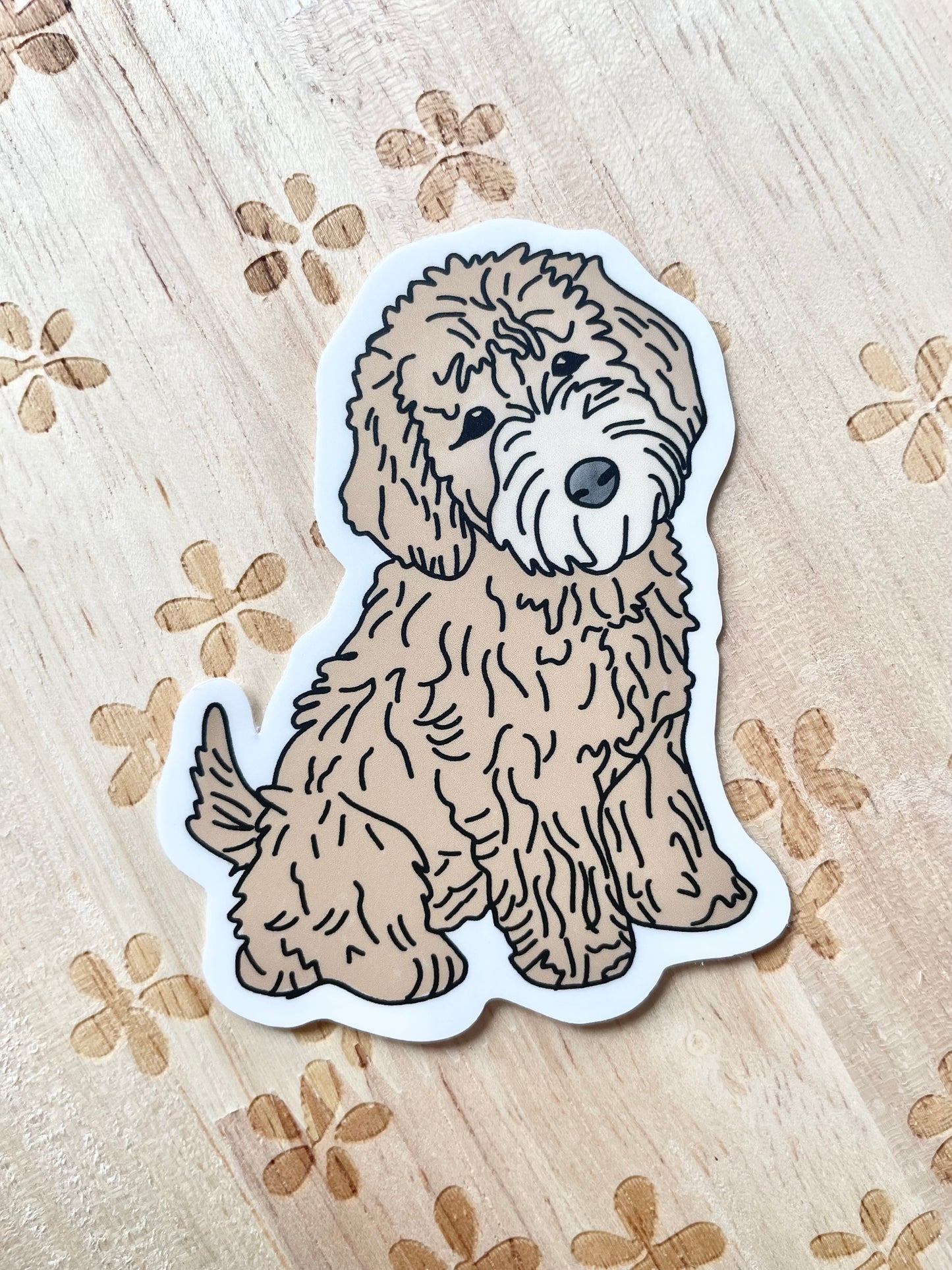 Golden Doodle Sticker