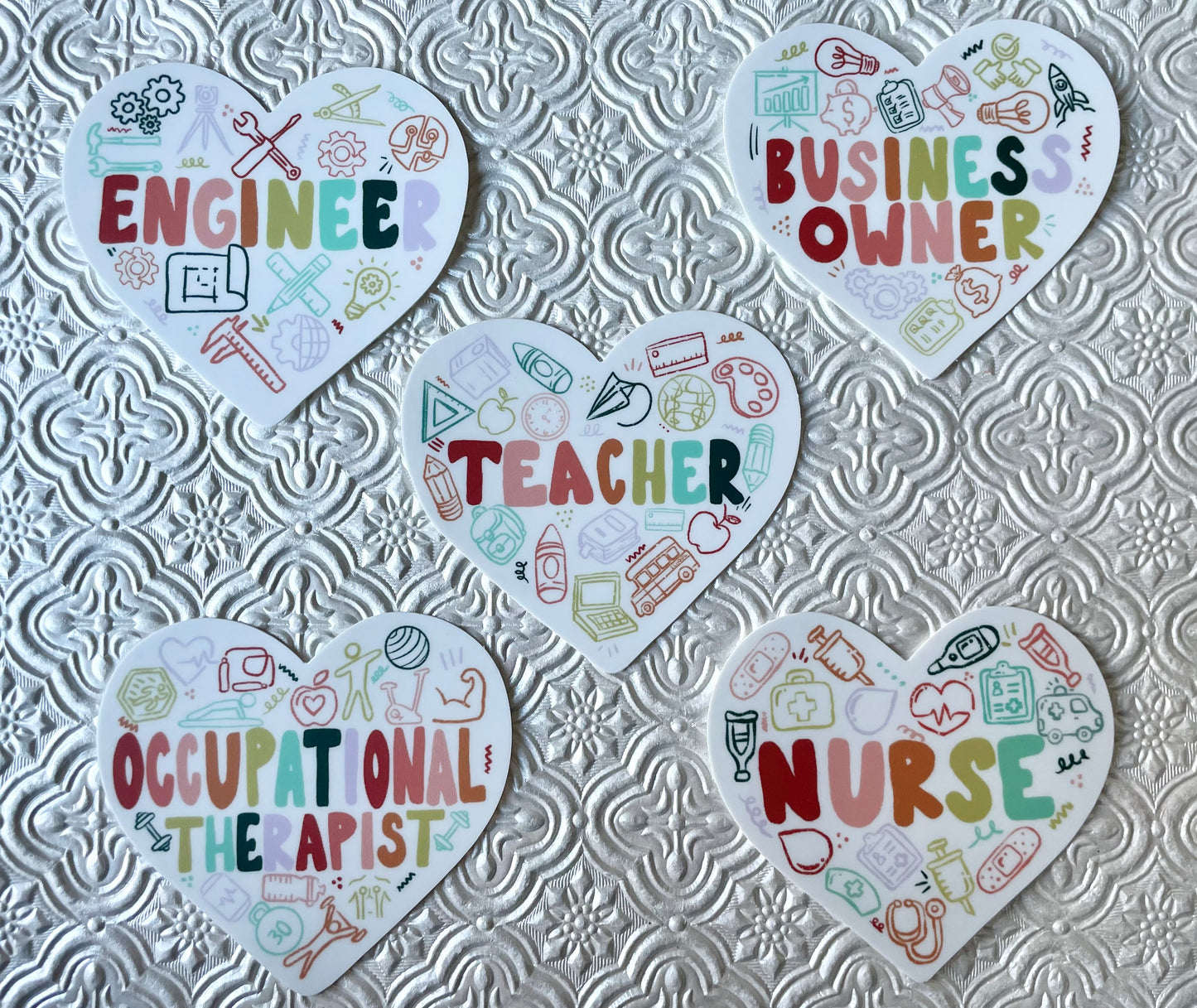 Nurse Heart Sticker