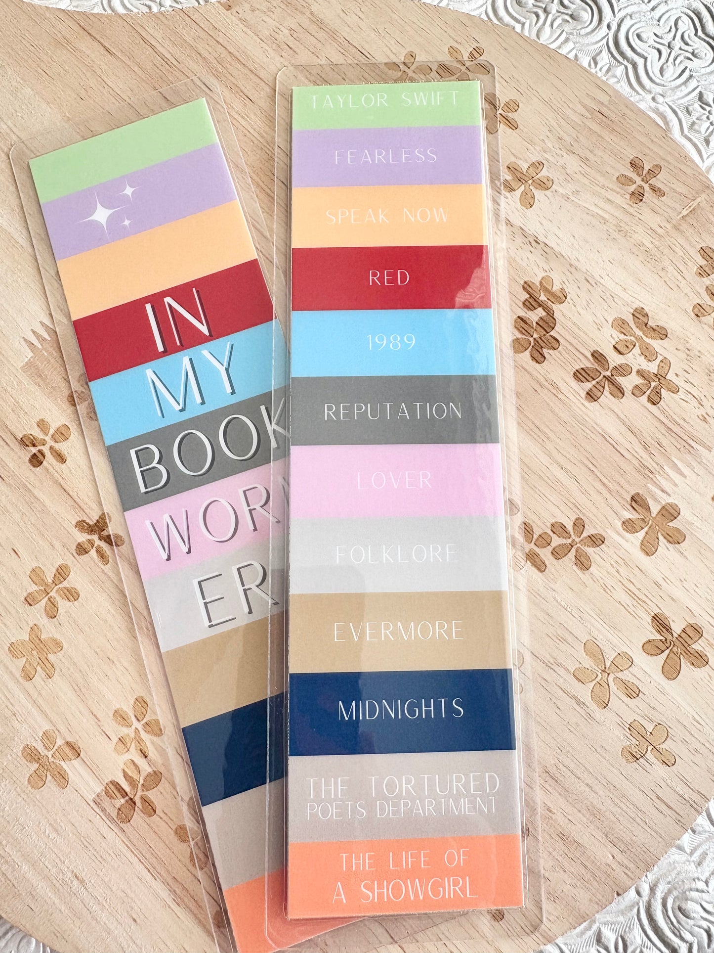 In my Book Worm Era Bookmark