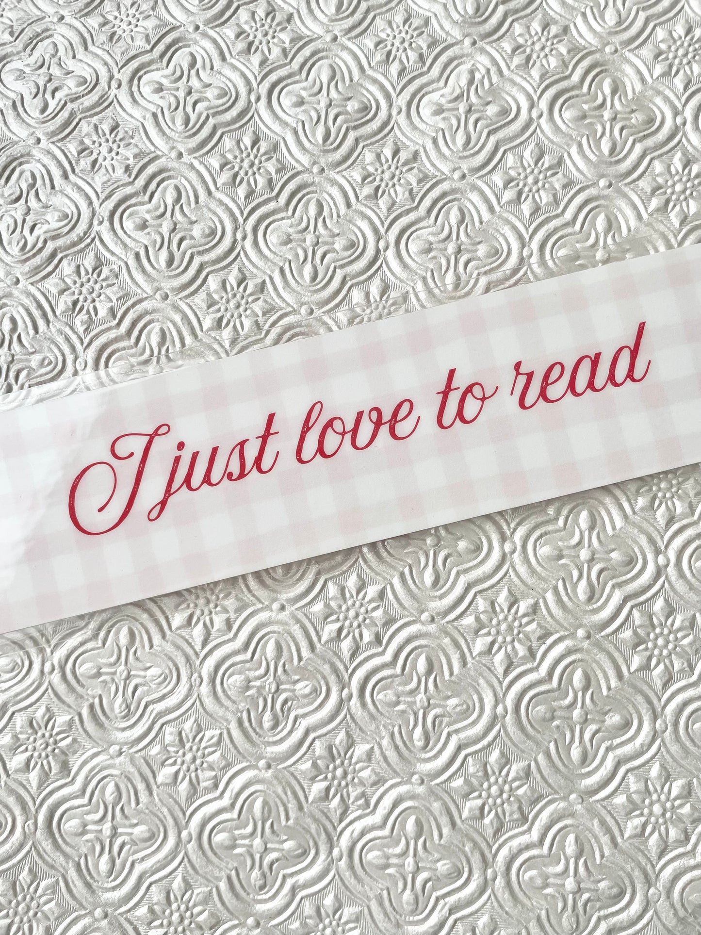 Valentine's Day Heart Cake Double Sided Bookmark