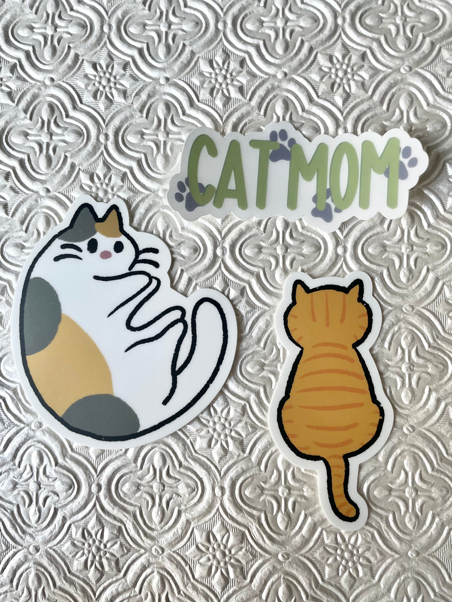 Orange Tabby Cat Sticker