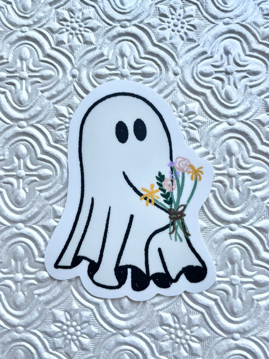 Greenhouse Floral Ghost Sticker