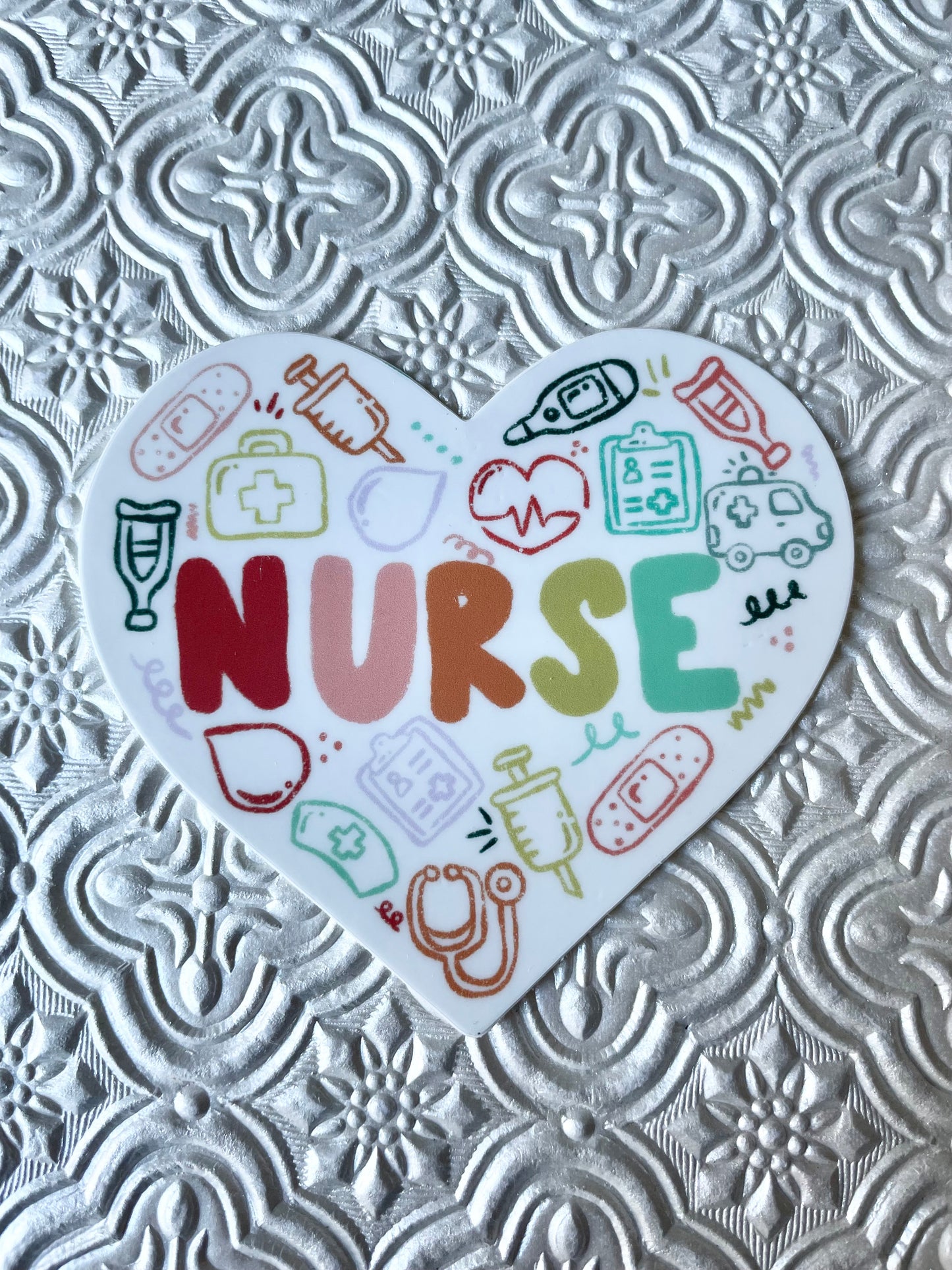 Nurse Heart Sticker