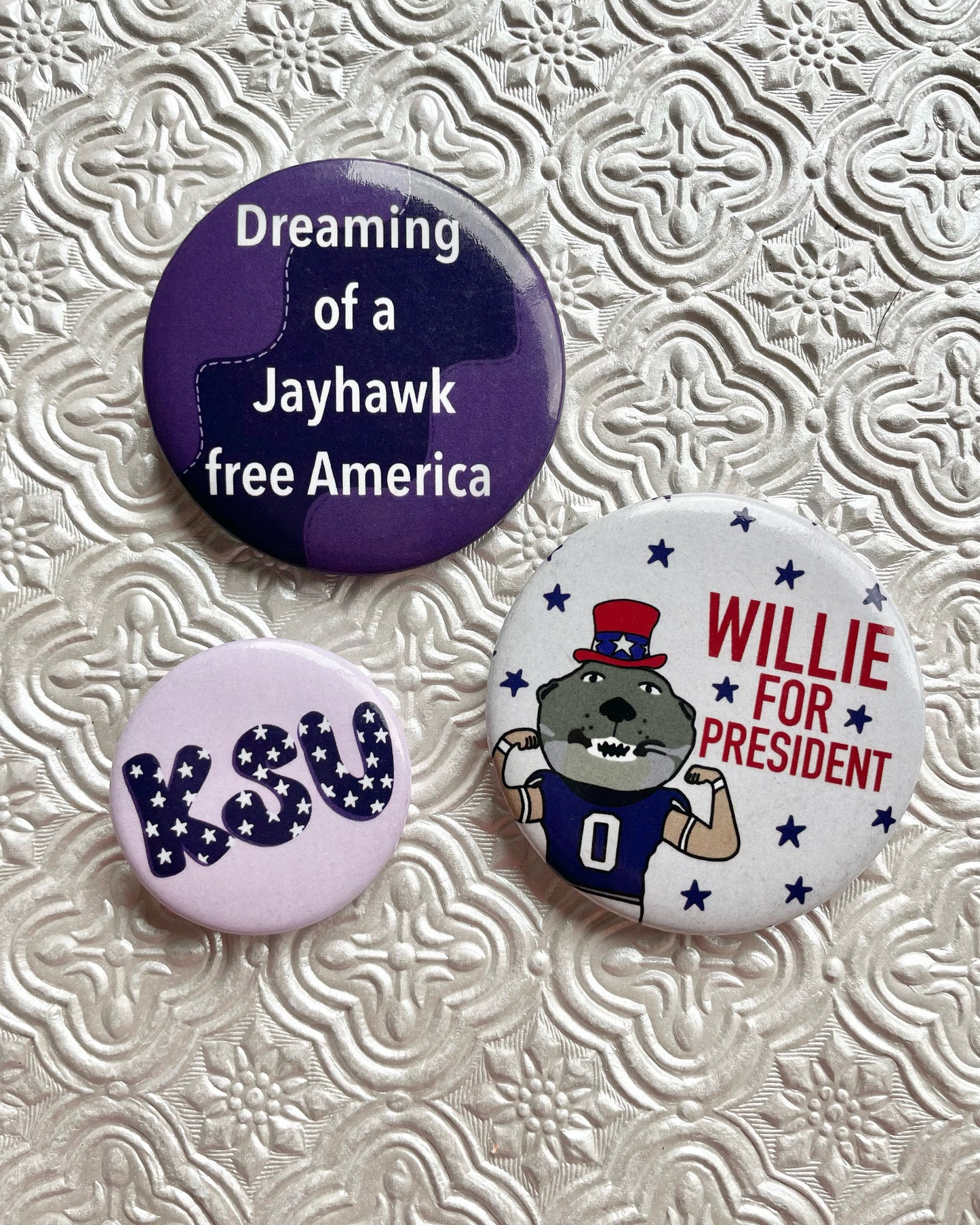 Willie For President Button