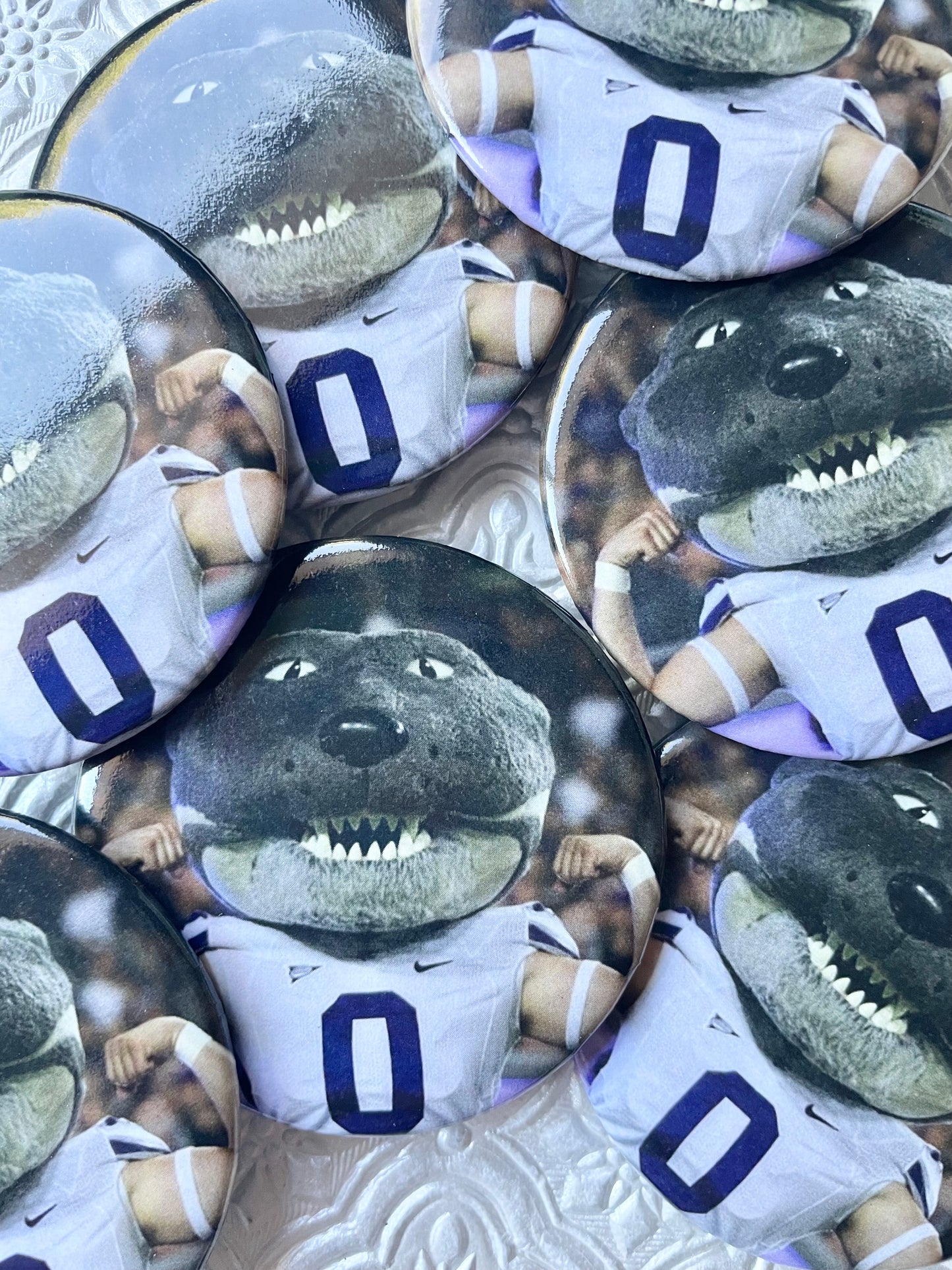 Willie Wildcat Button