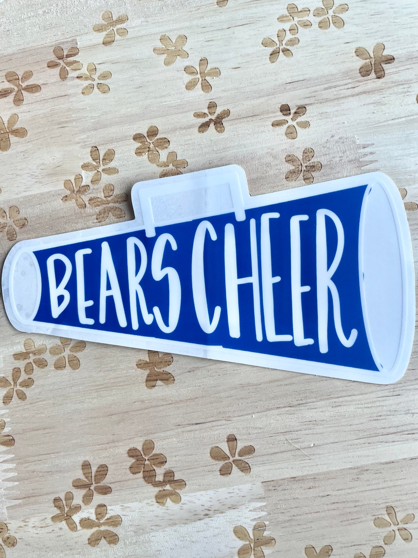 Bears Megaphone EAHS Cheer Car Decal