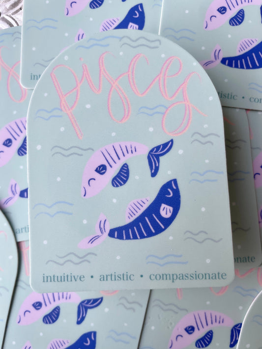 Pisces Zodiac Sticker