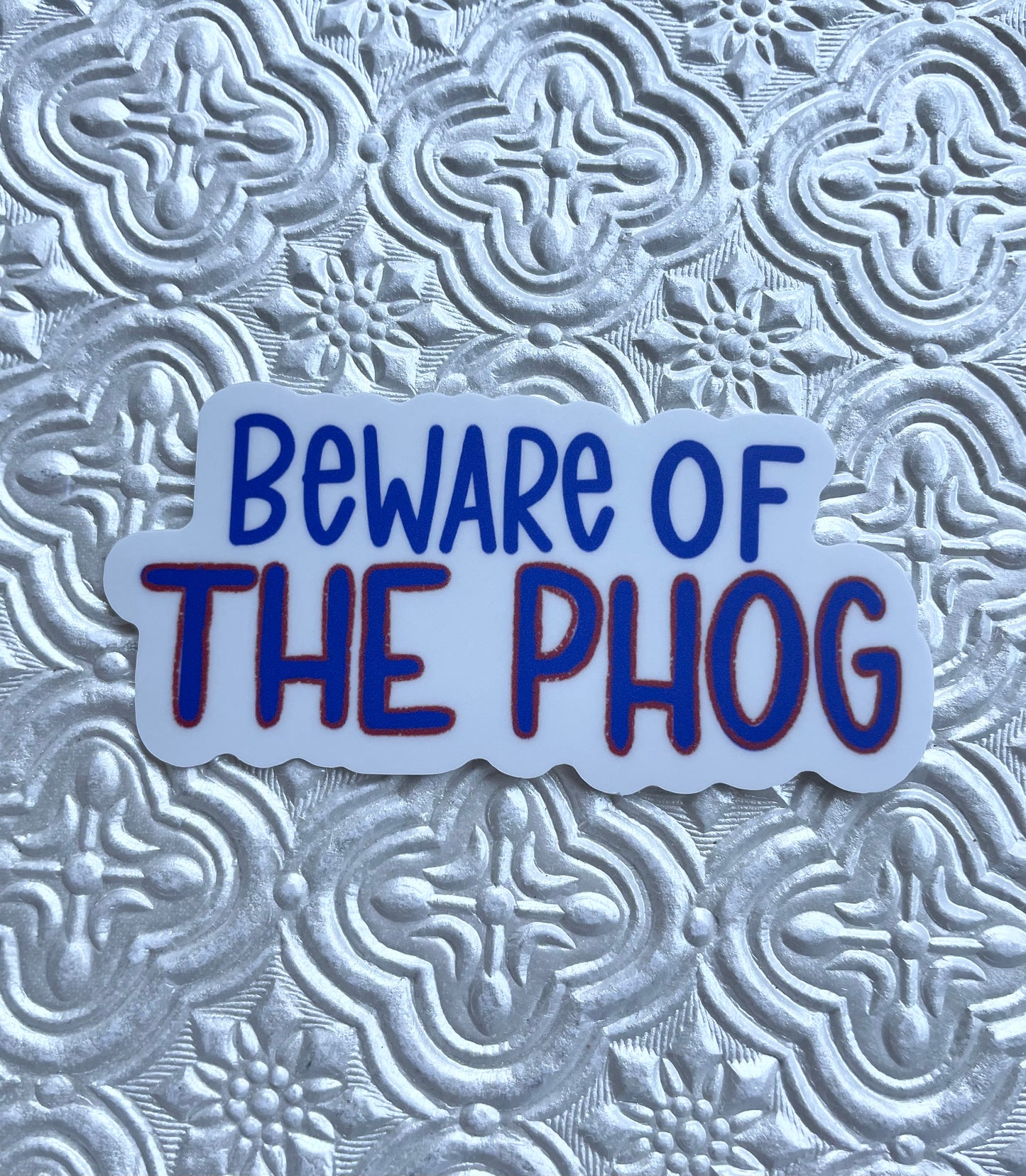 "The Phog" KU Sticker