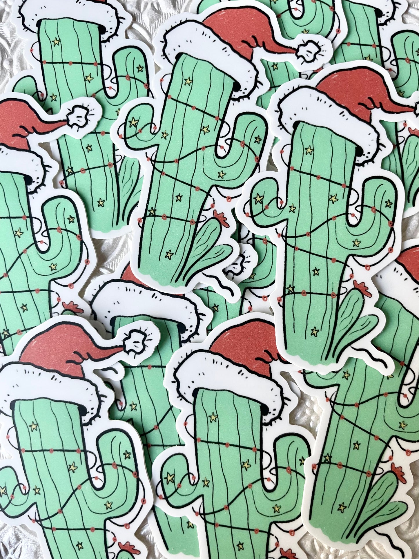 Christmas Cactus Sticker