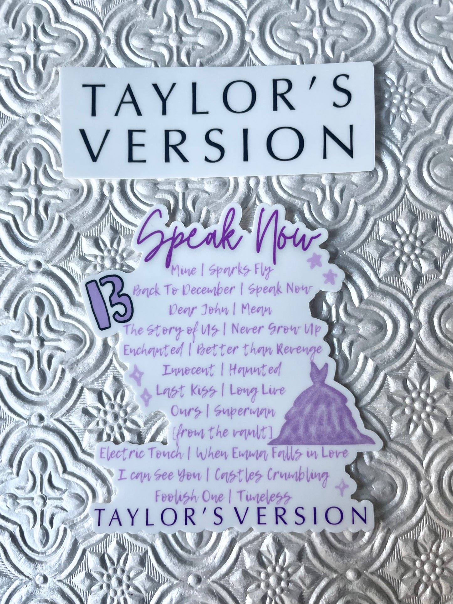 Speak Now Taylor’s Version Album Sticker