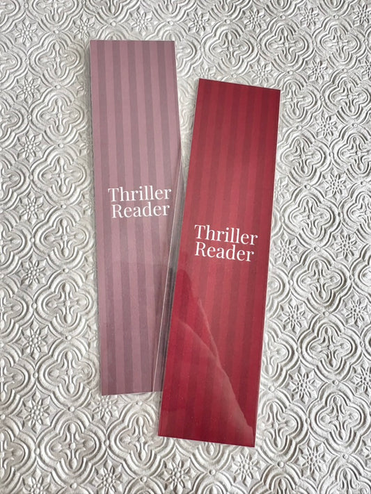 Thriller Reader Bookmark