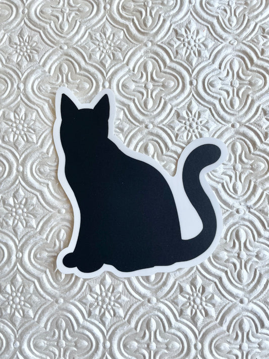 Black Cat Sticker