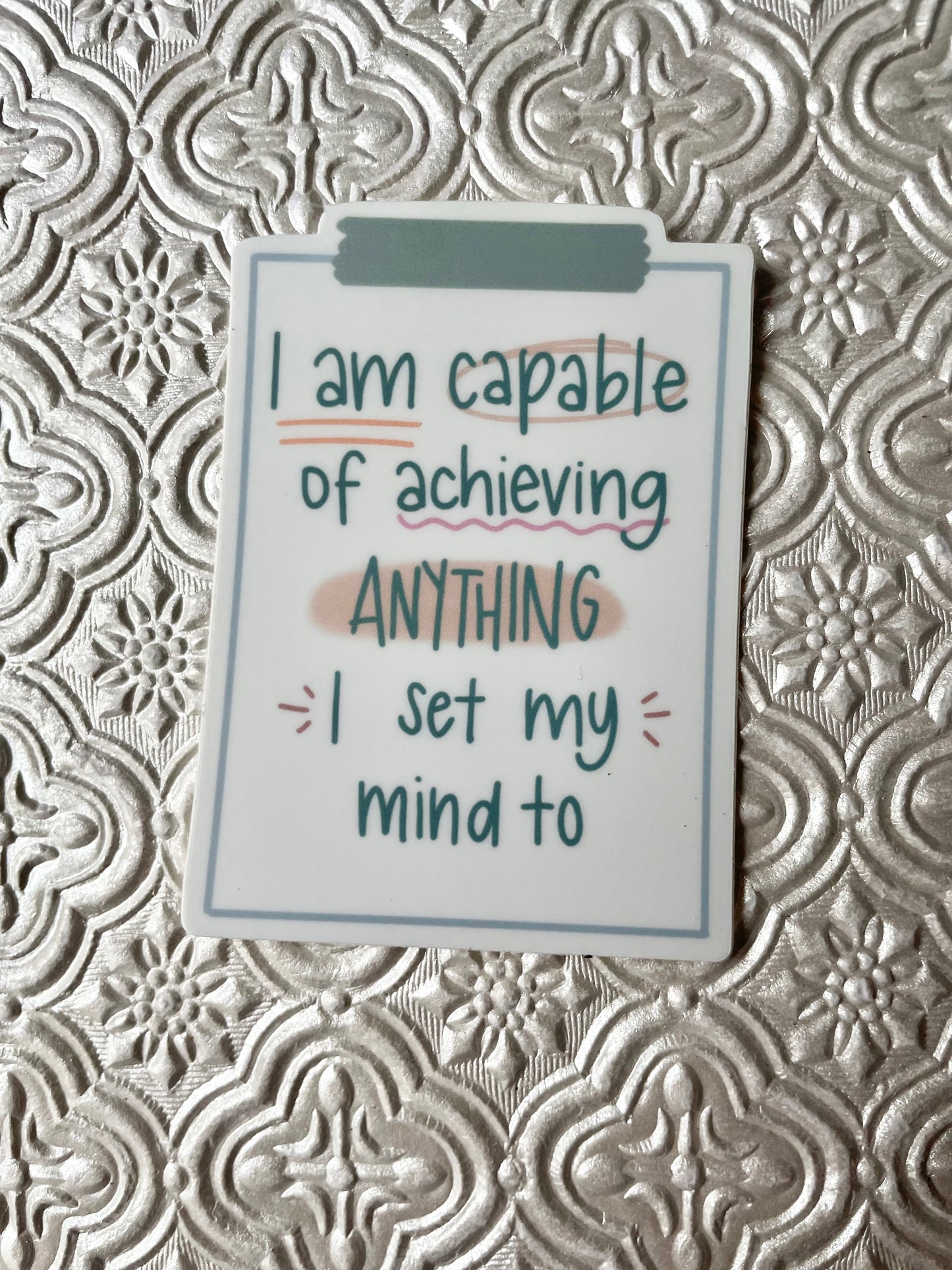 Affirmation Note Sticker