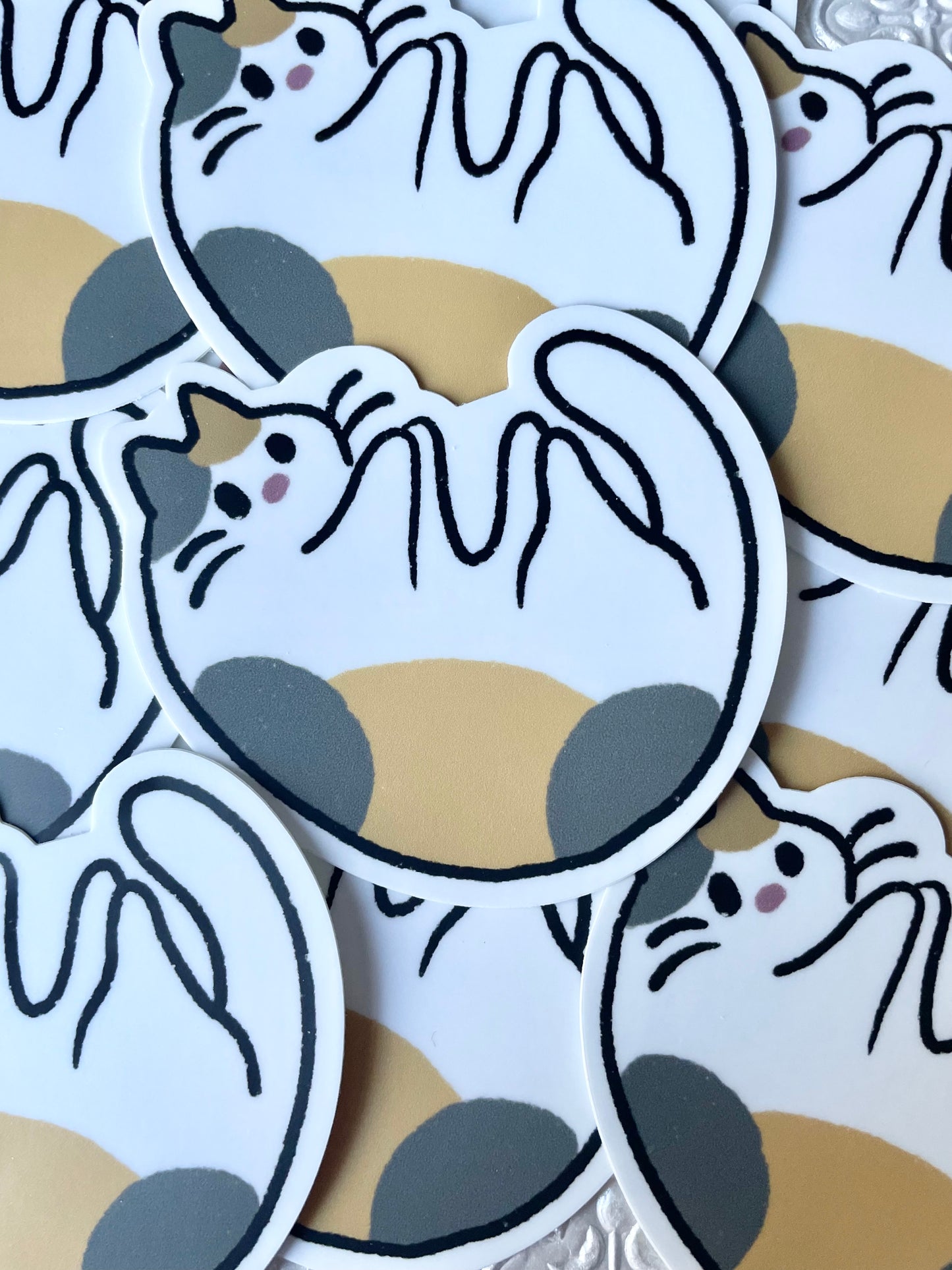 Chunky Cocalico Cat Sticker