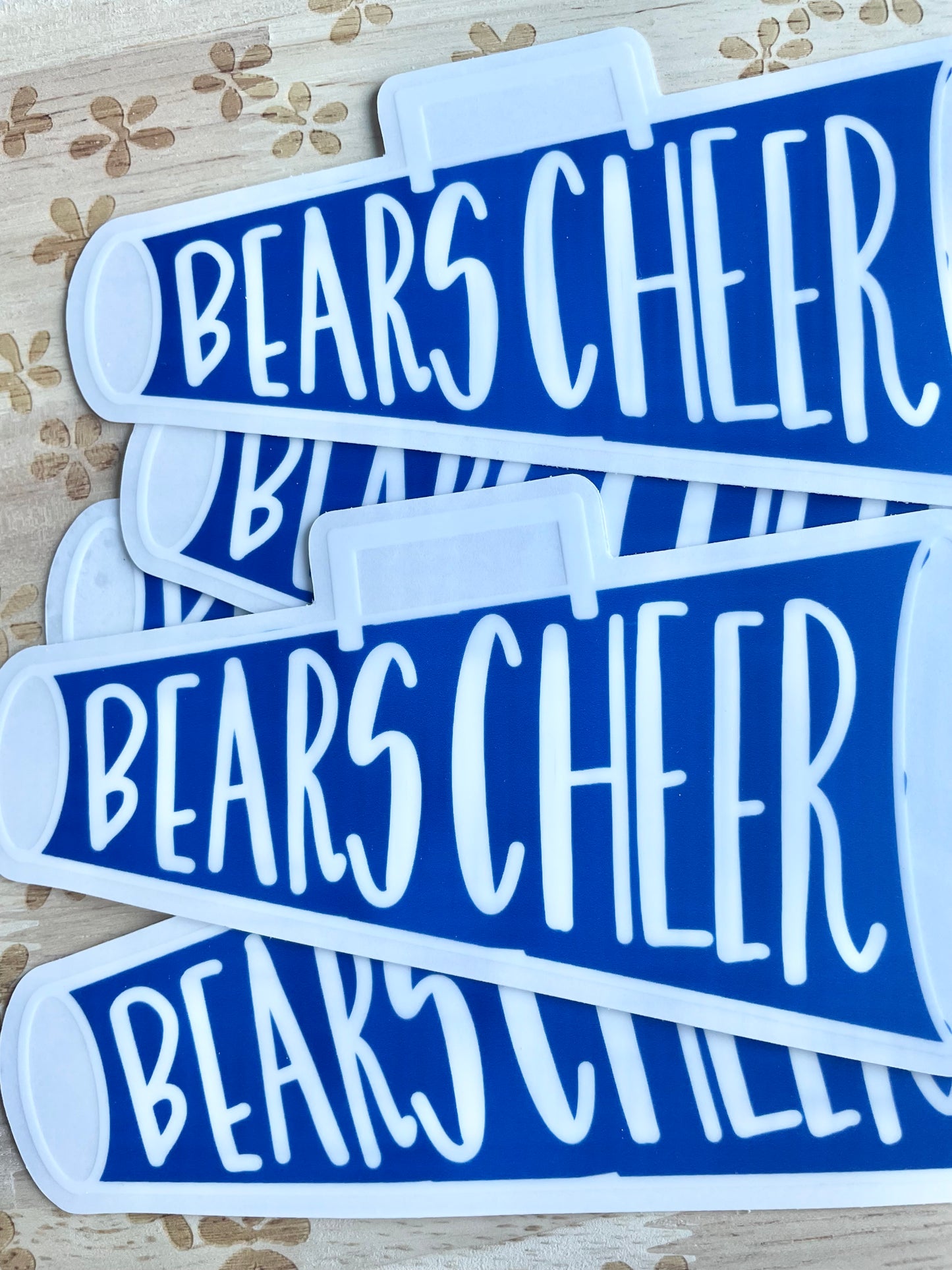 Bears Megaphone EAHS Cheer Car Decal