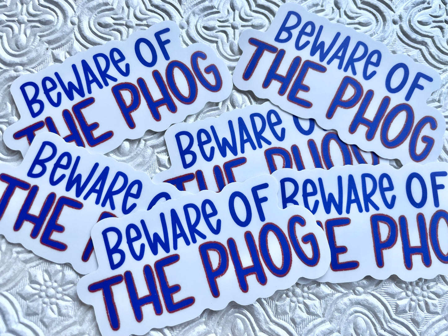 "The Phog" KU Sticker