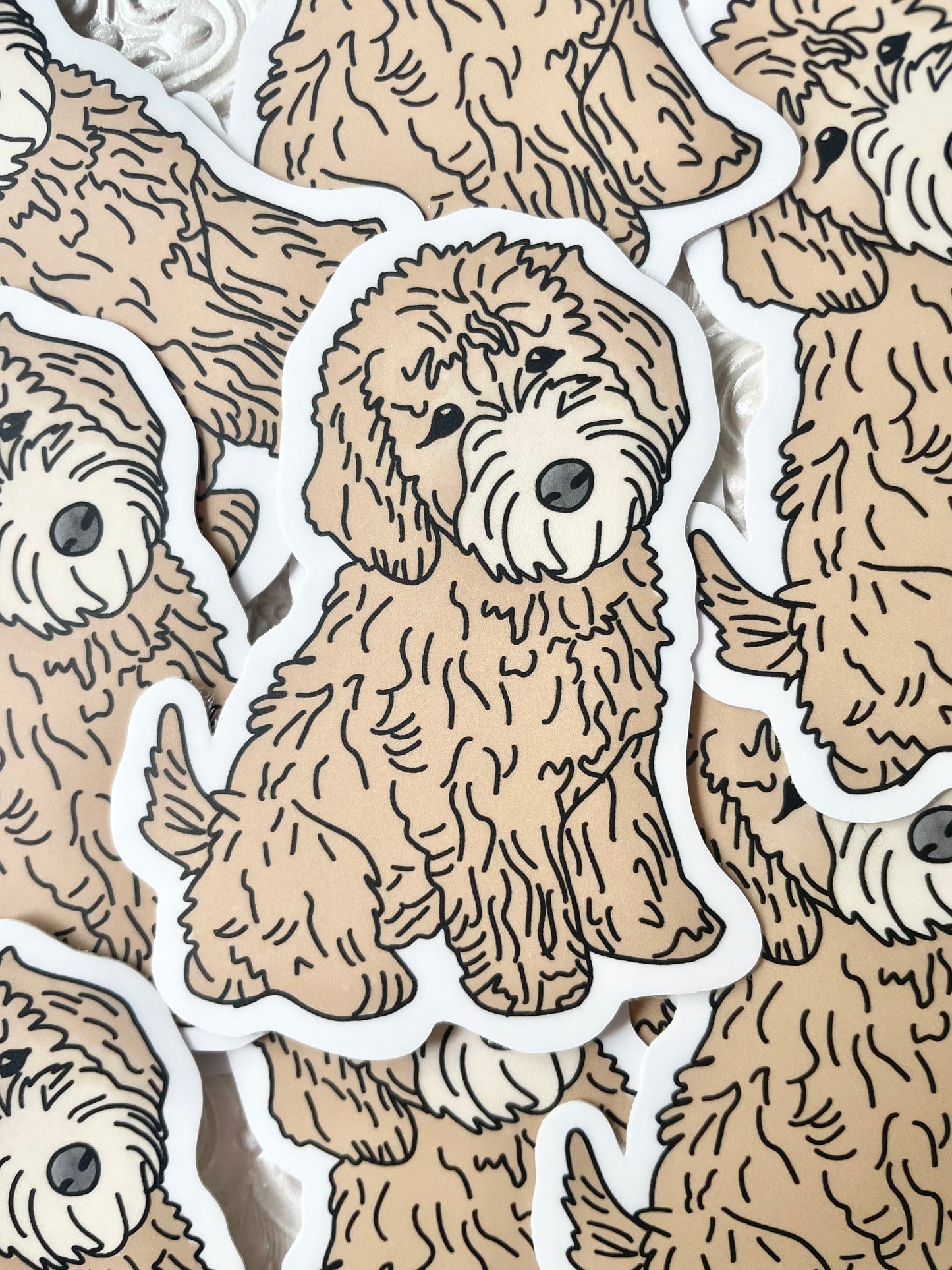 Golden Doodle Sticker