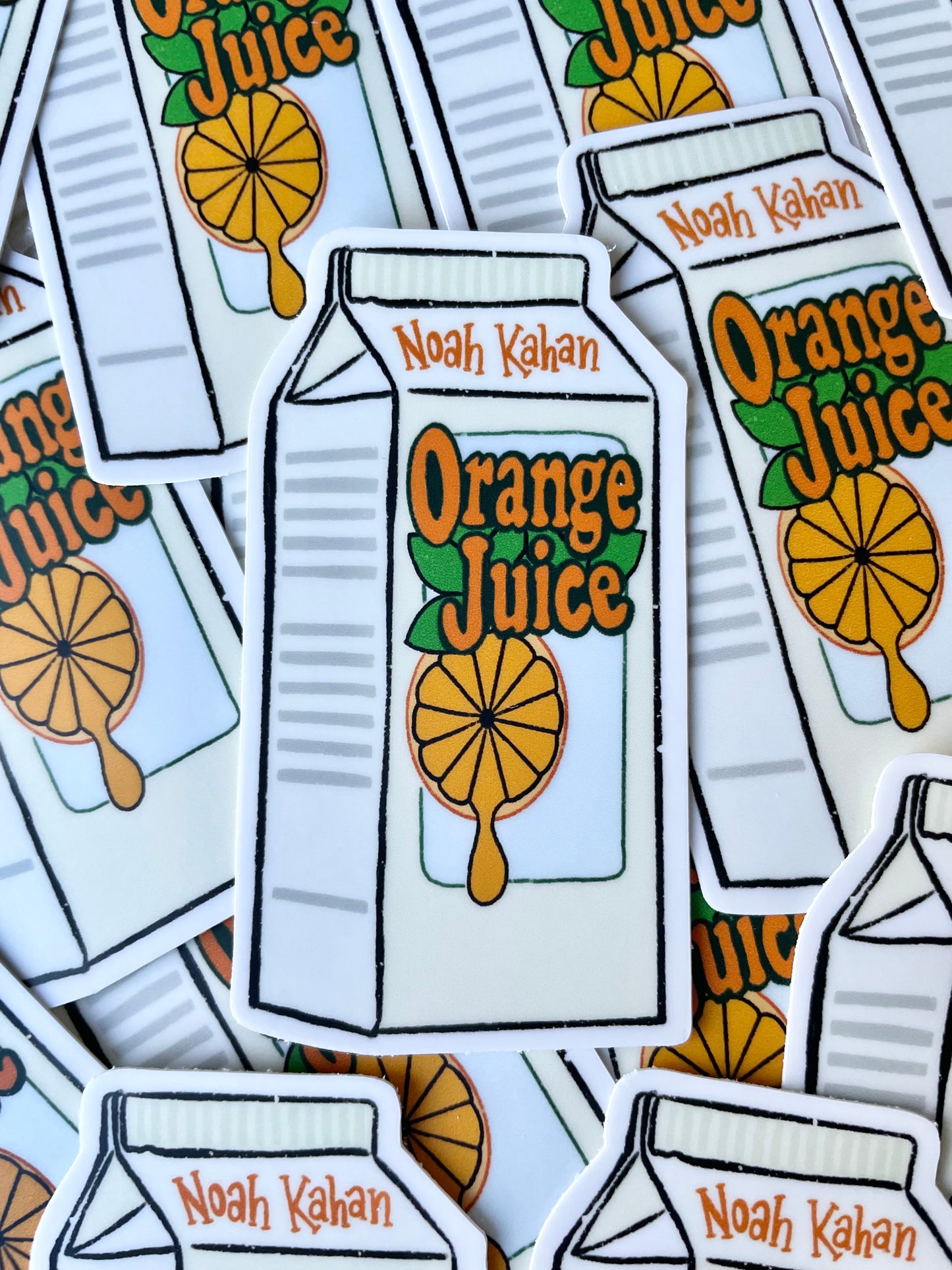 Orange Juice Sticker