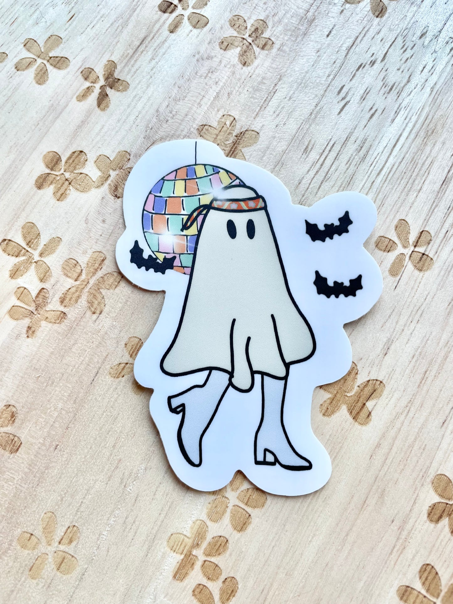 Groovy Ghost Sticker