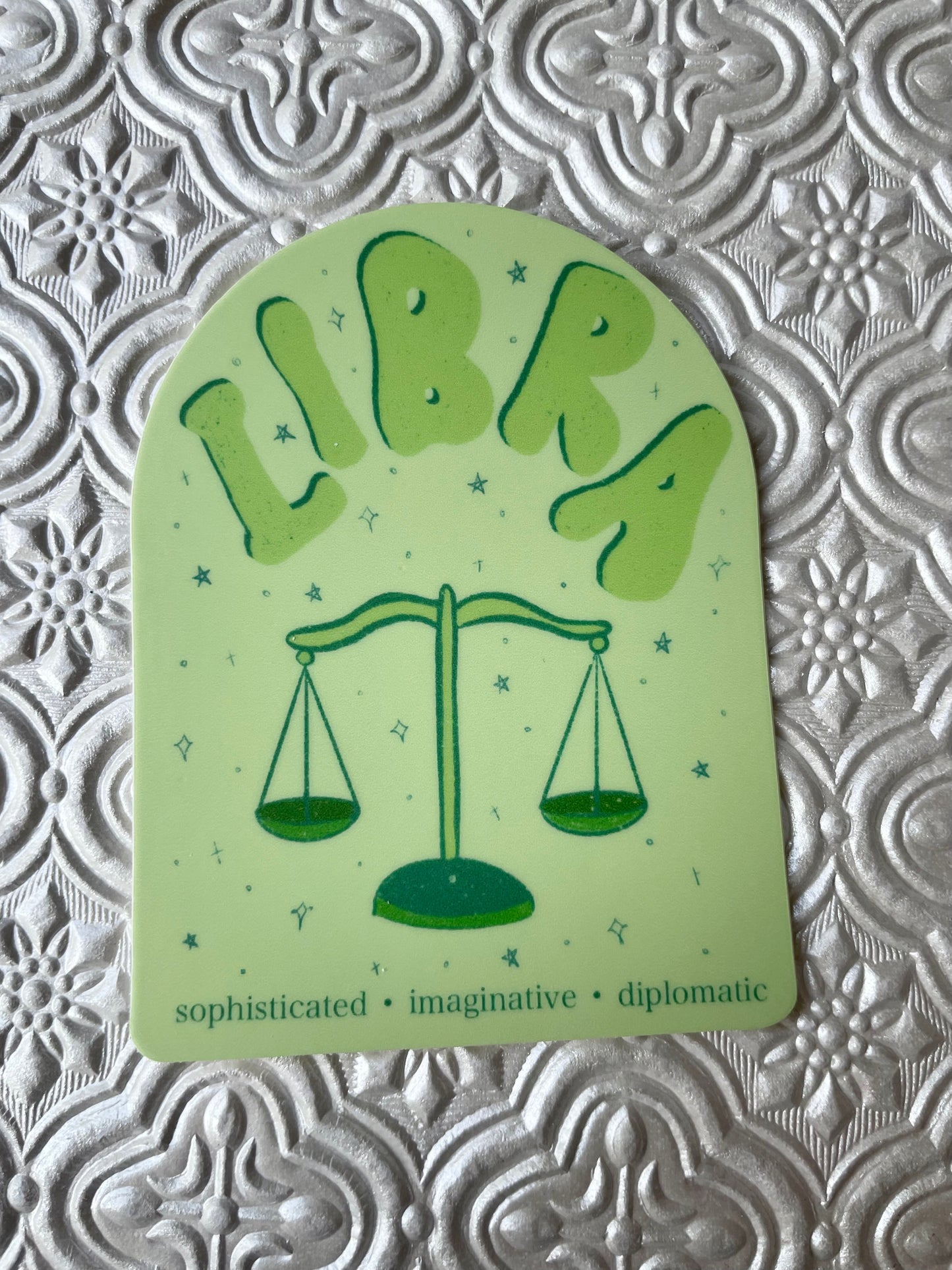 Libra Zodiac Sticker