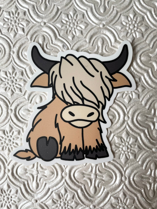 Cow sticker