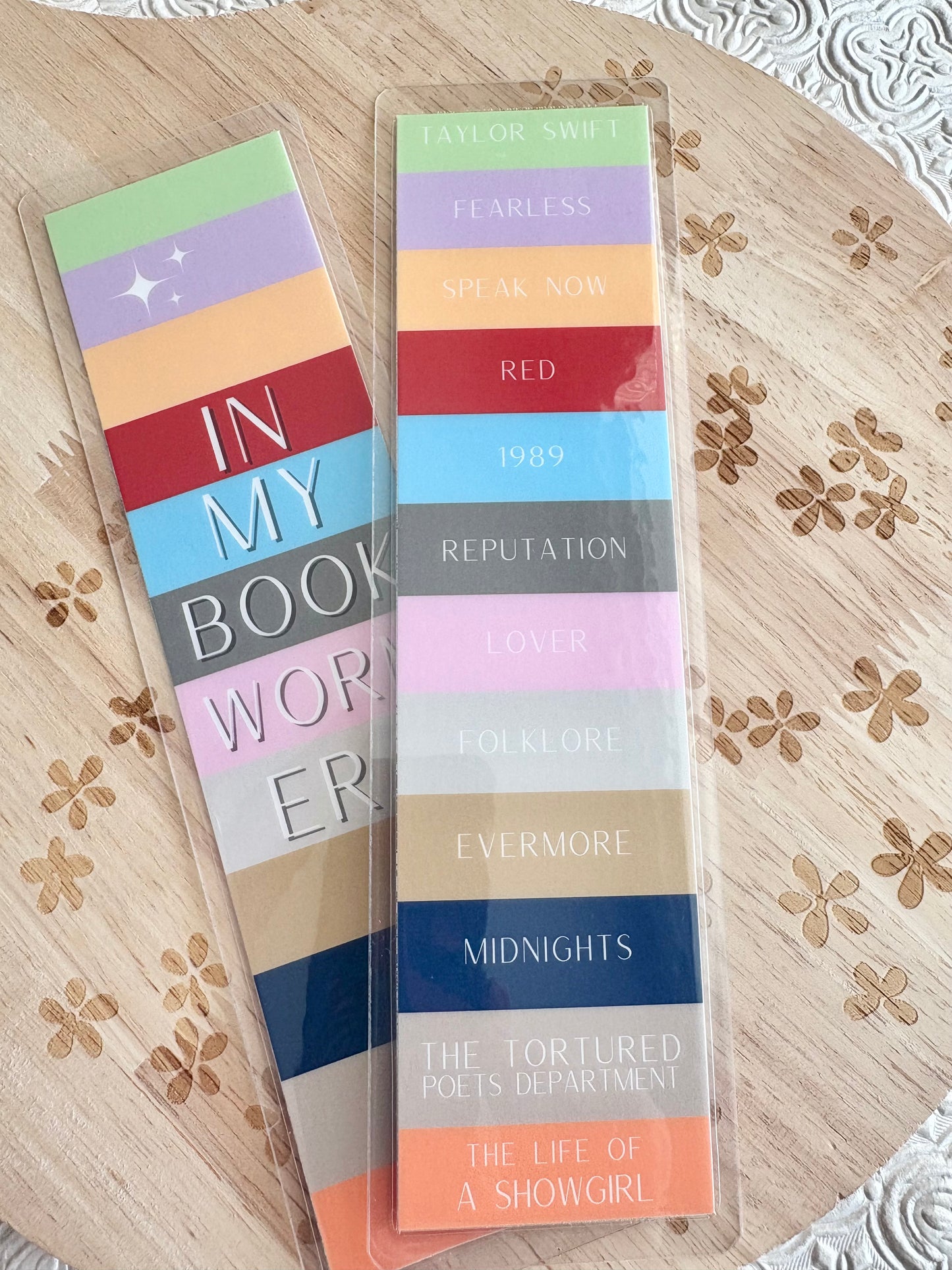 In my Book Worm Era Bookmark