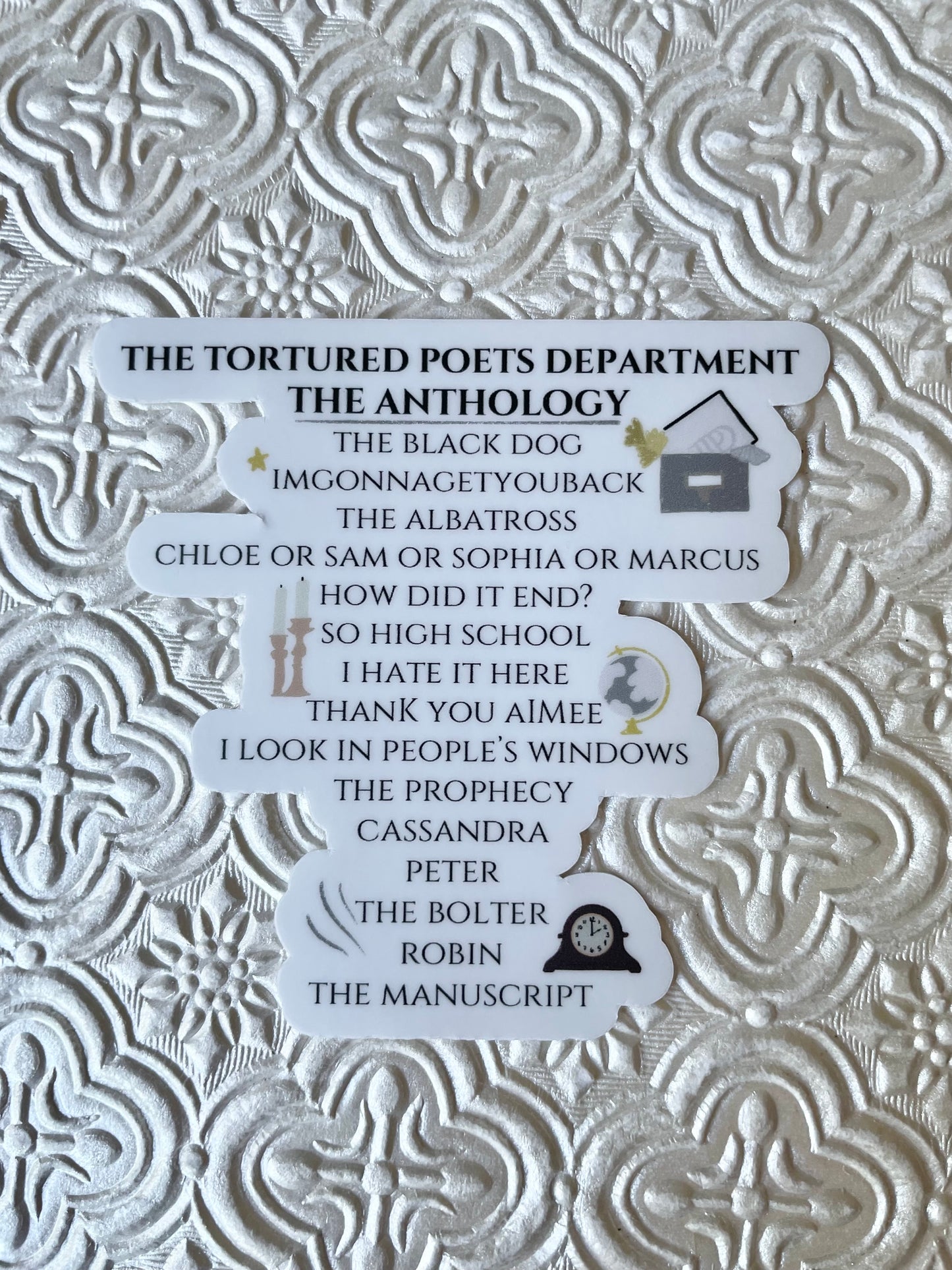 The Tortured Poets Department The Anthology Album Sticker