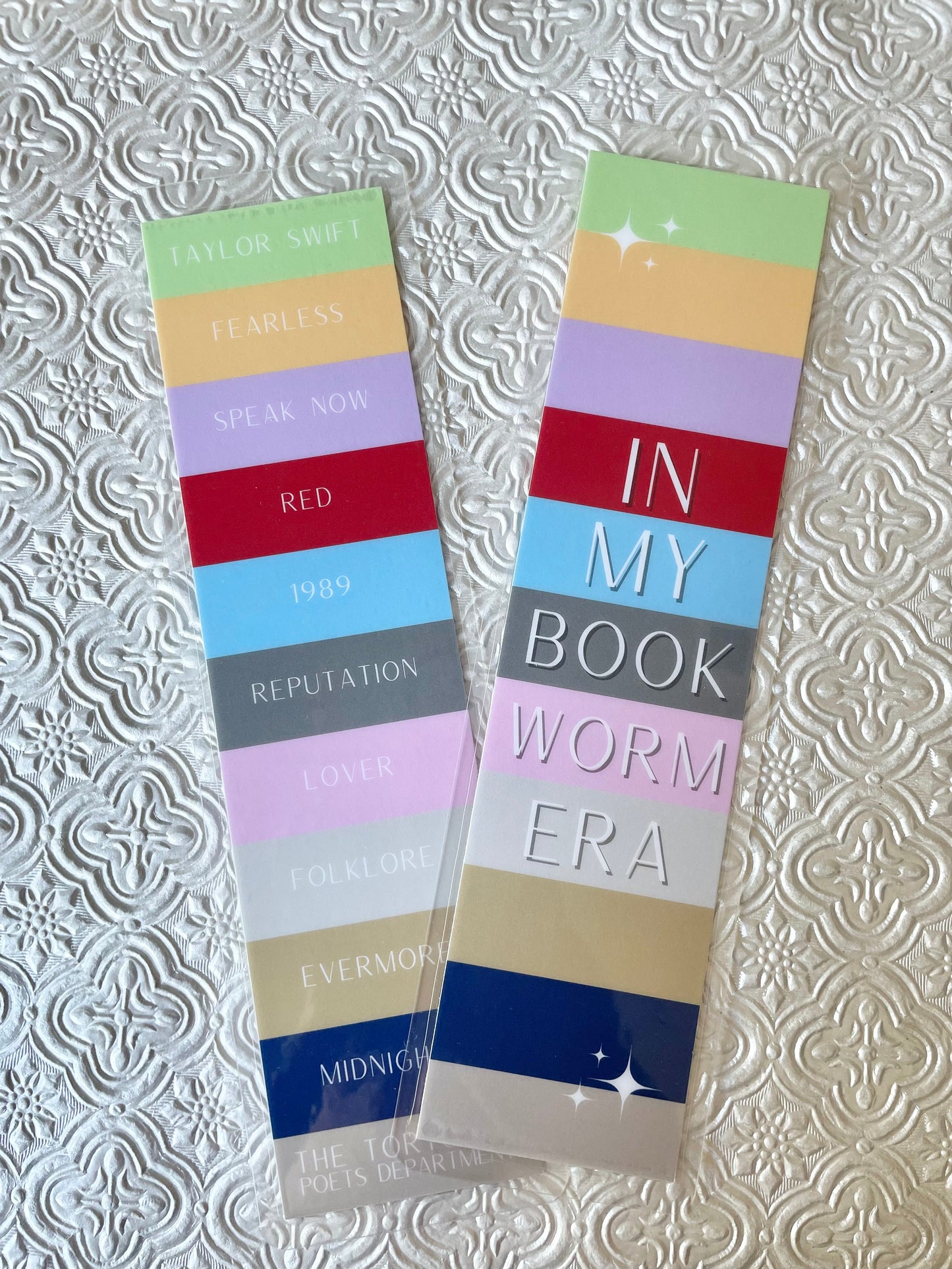 In my Book Worm Era Bookmark