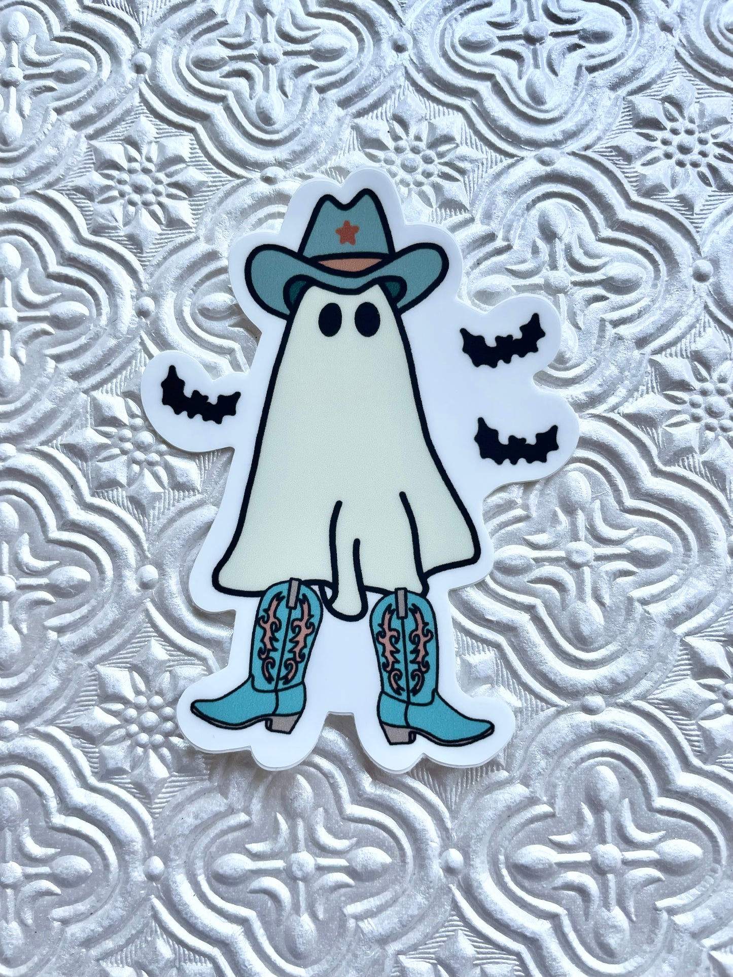 Cowboy Ghost Sticker