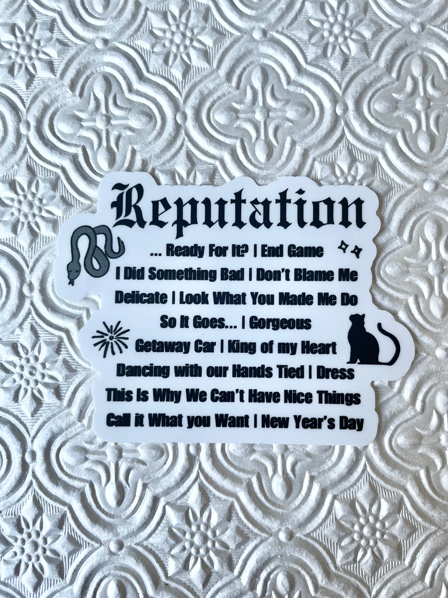 Reputation Taylor Swift Album Sticker