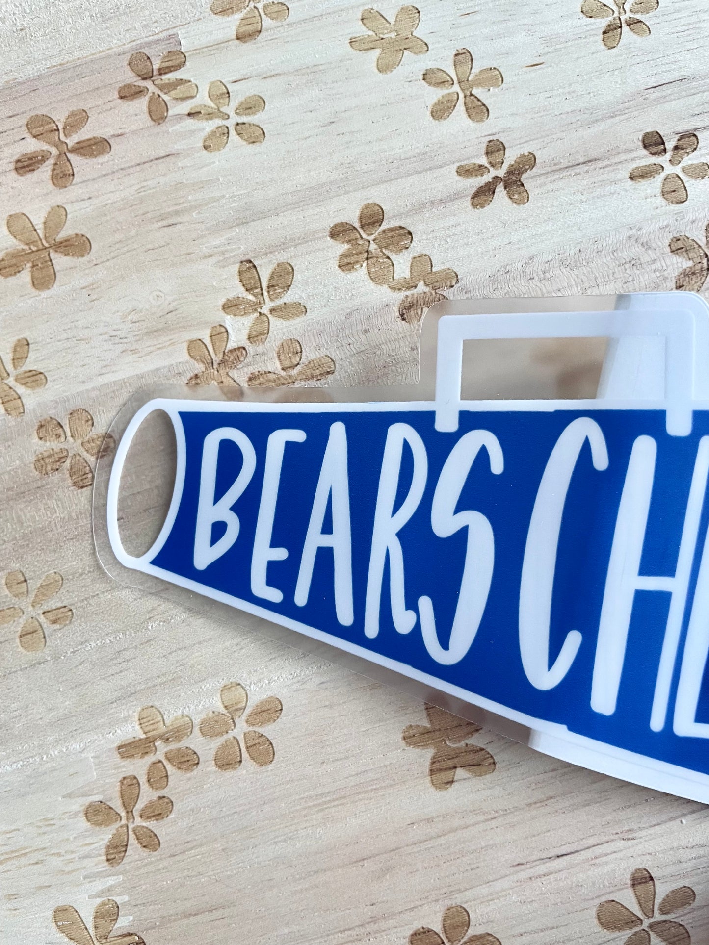 Bears Megaphone EAHS Cheer Car Decal