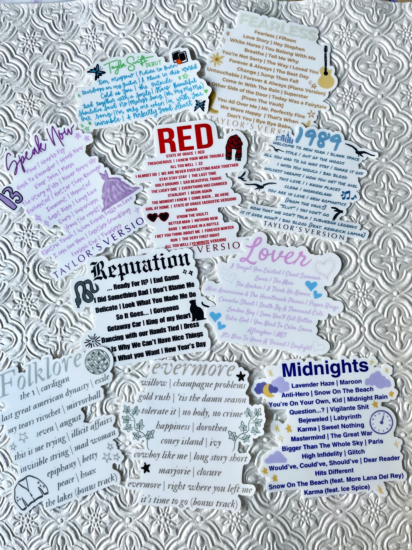 Taylor Swift Eras Stickers