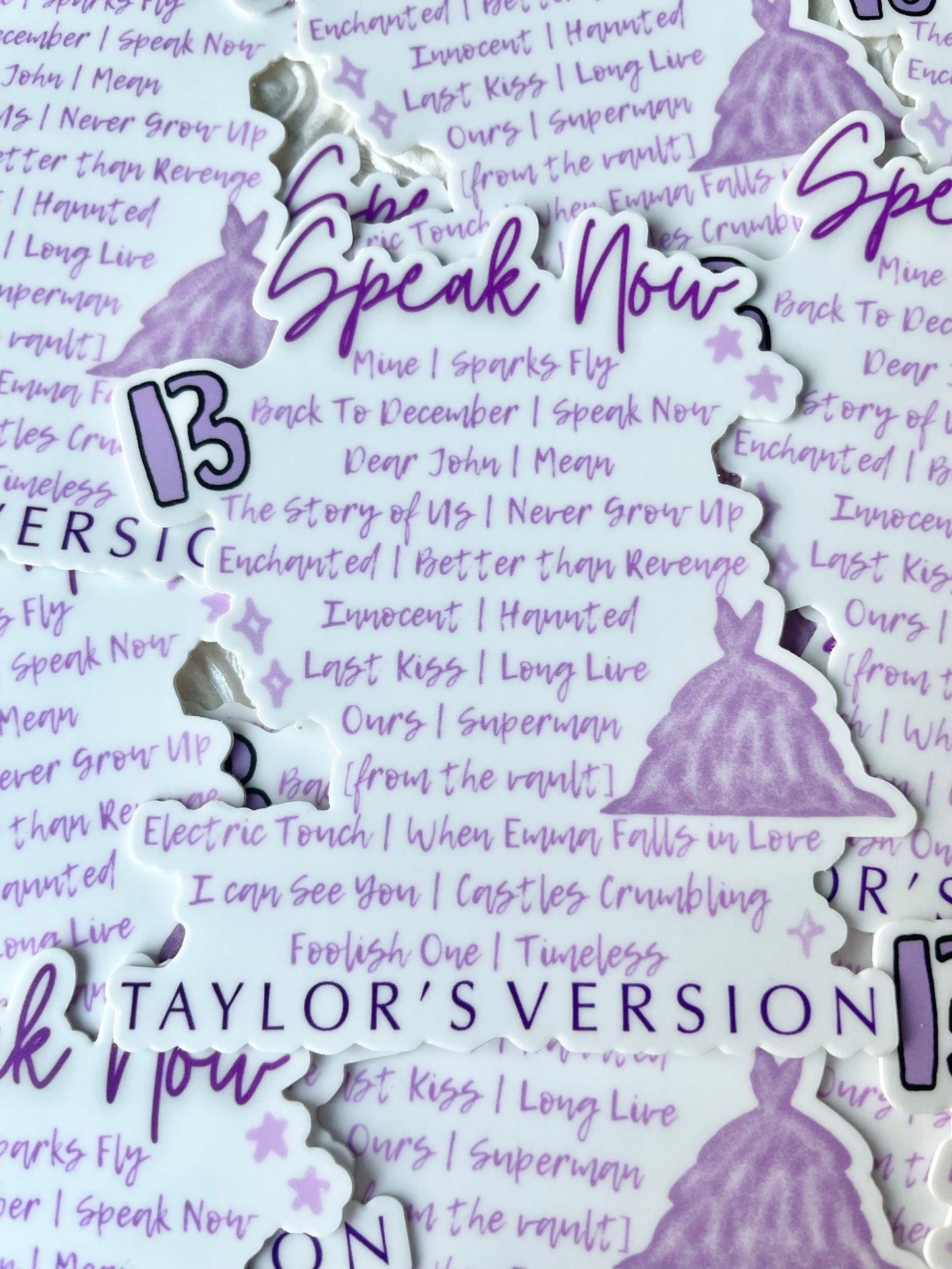 Speak Now Taylor’s Version Album Sticker