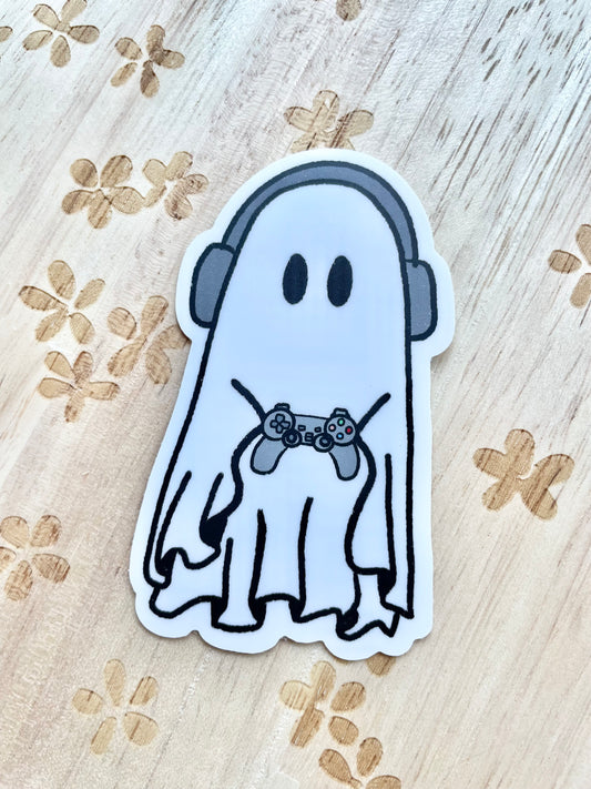 Gamer Ghost Sticker