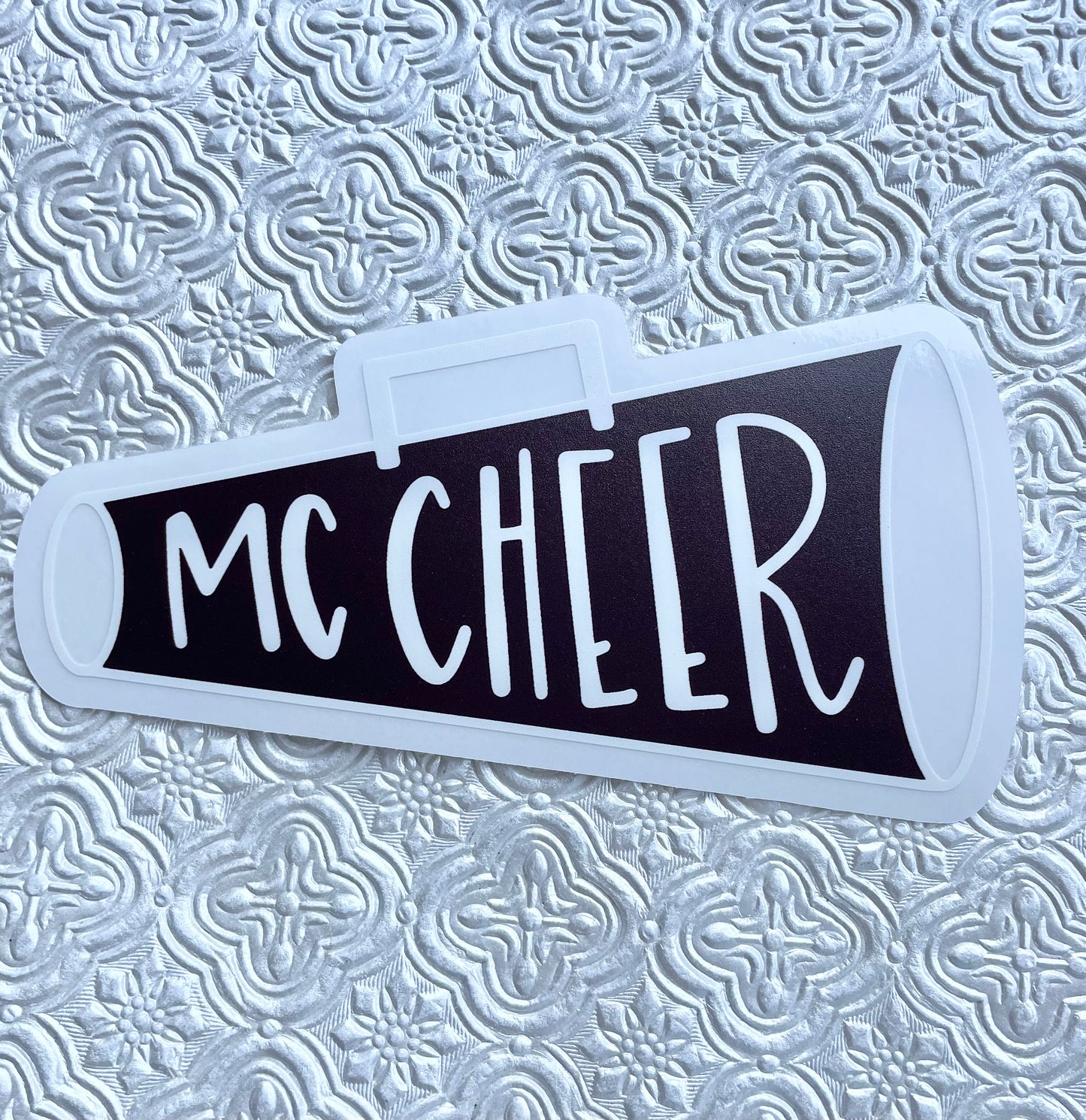 MCHS Cheer Megaphone Car Decal