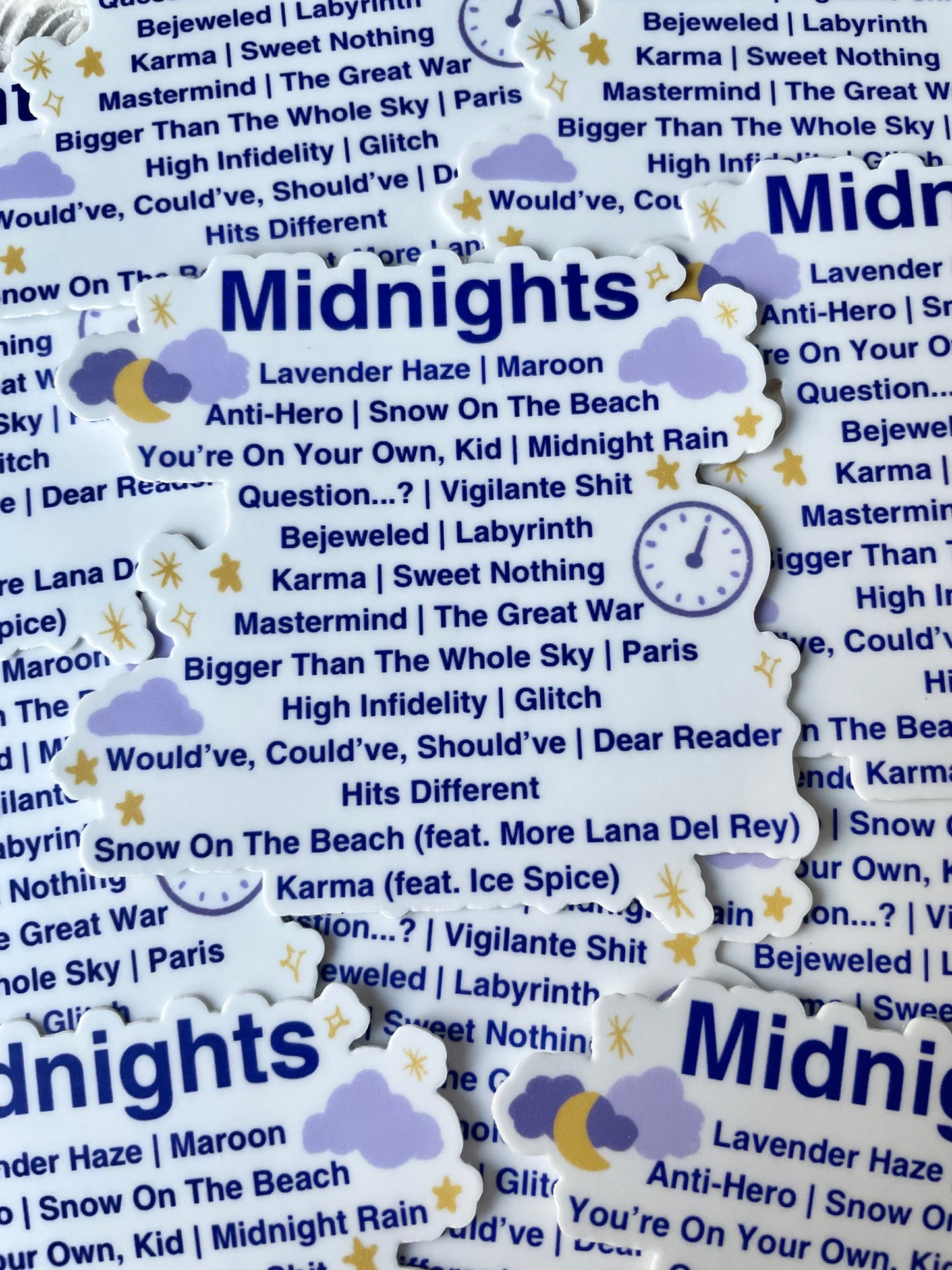 Midnights Taylor Swift Album Sticker