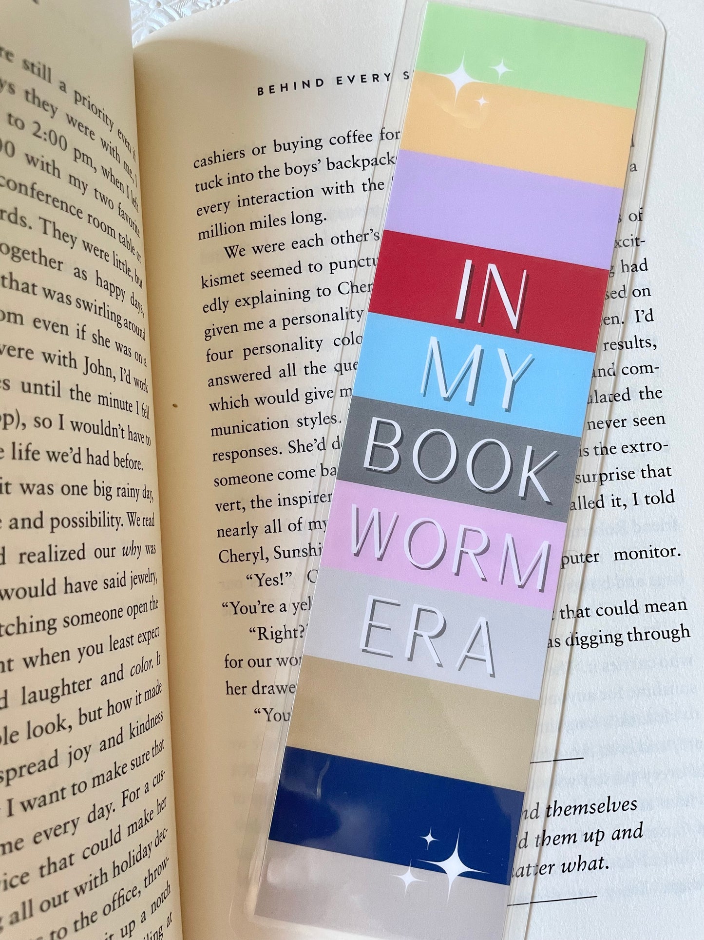 In my Book Worm Era Bookmark