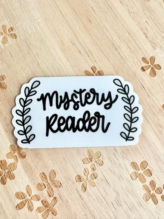 Mystery Reader Sticker