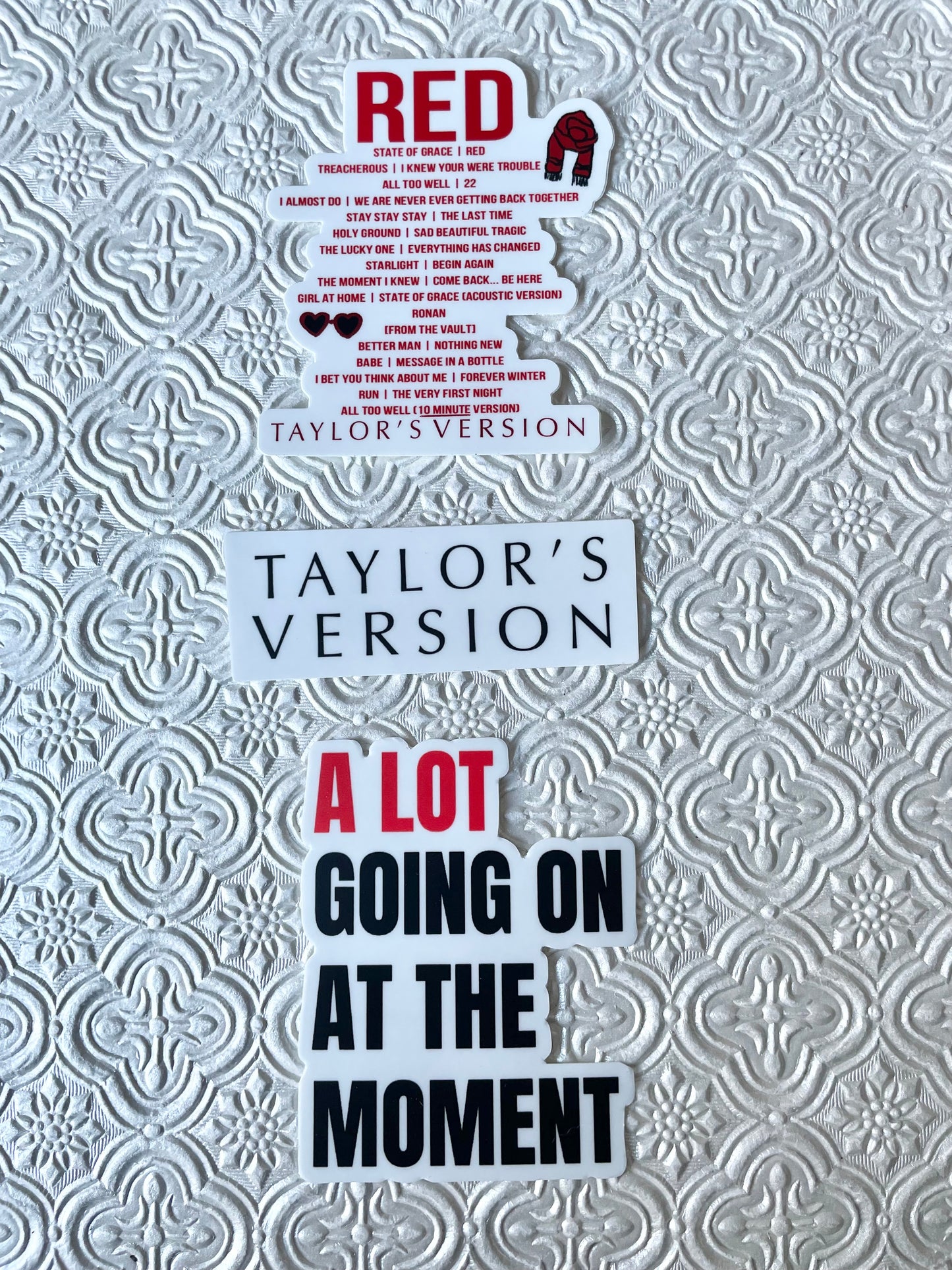 Red Taylor's Version Album Sticker