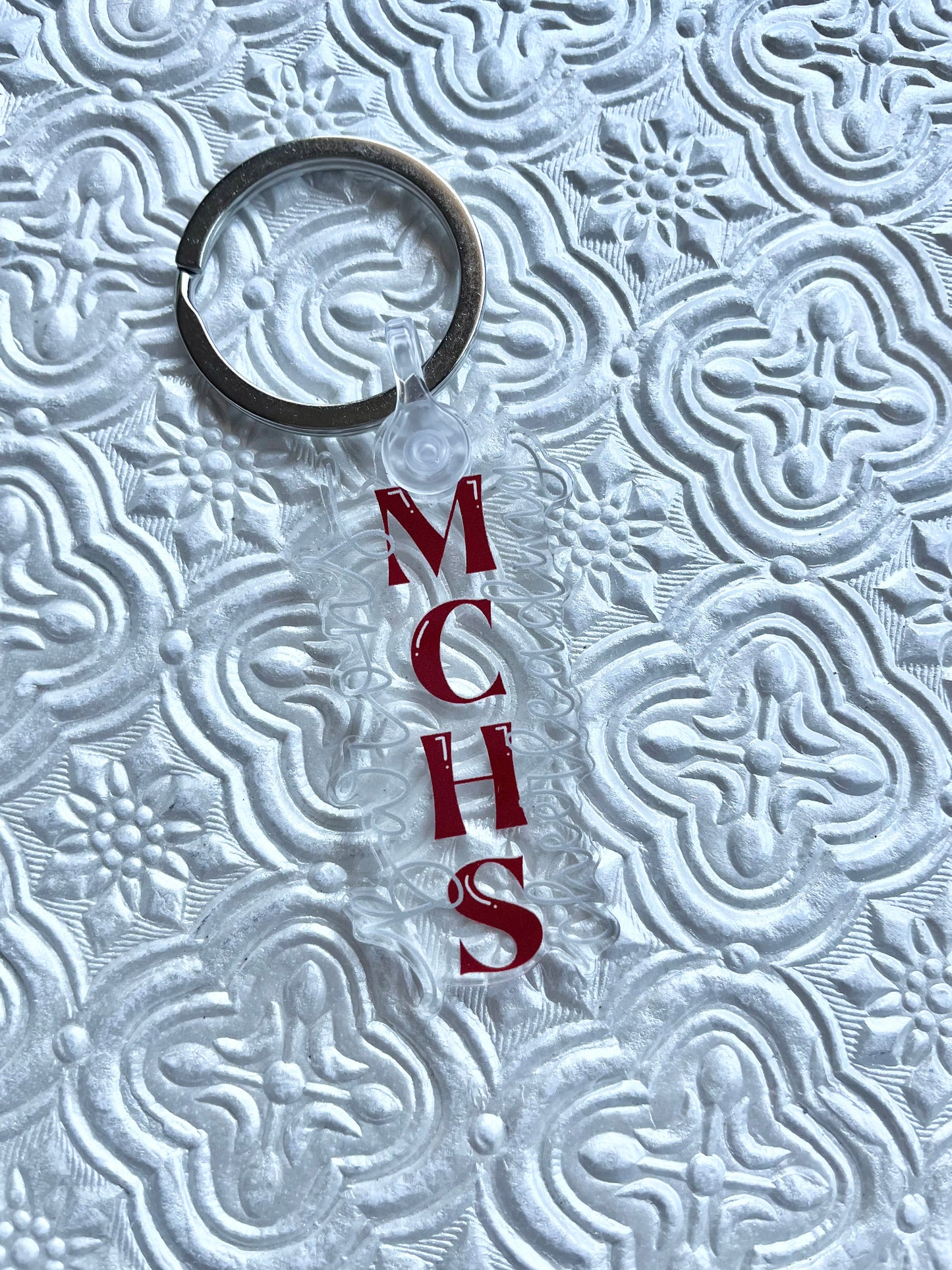 Manheim Central Cheerleading Keychain