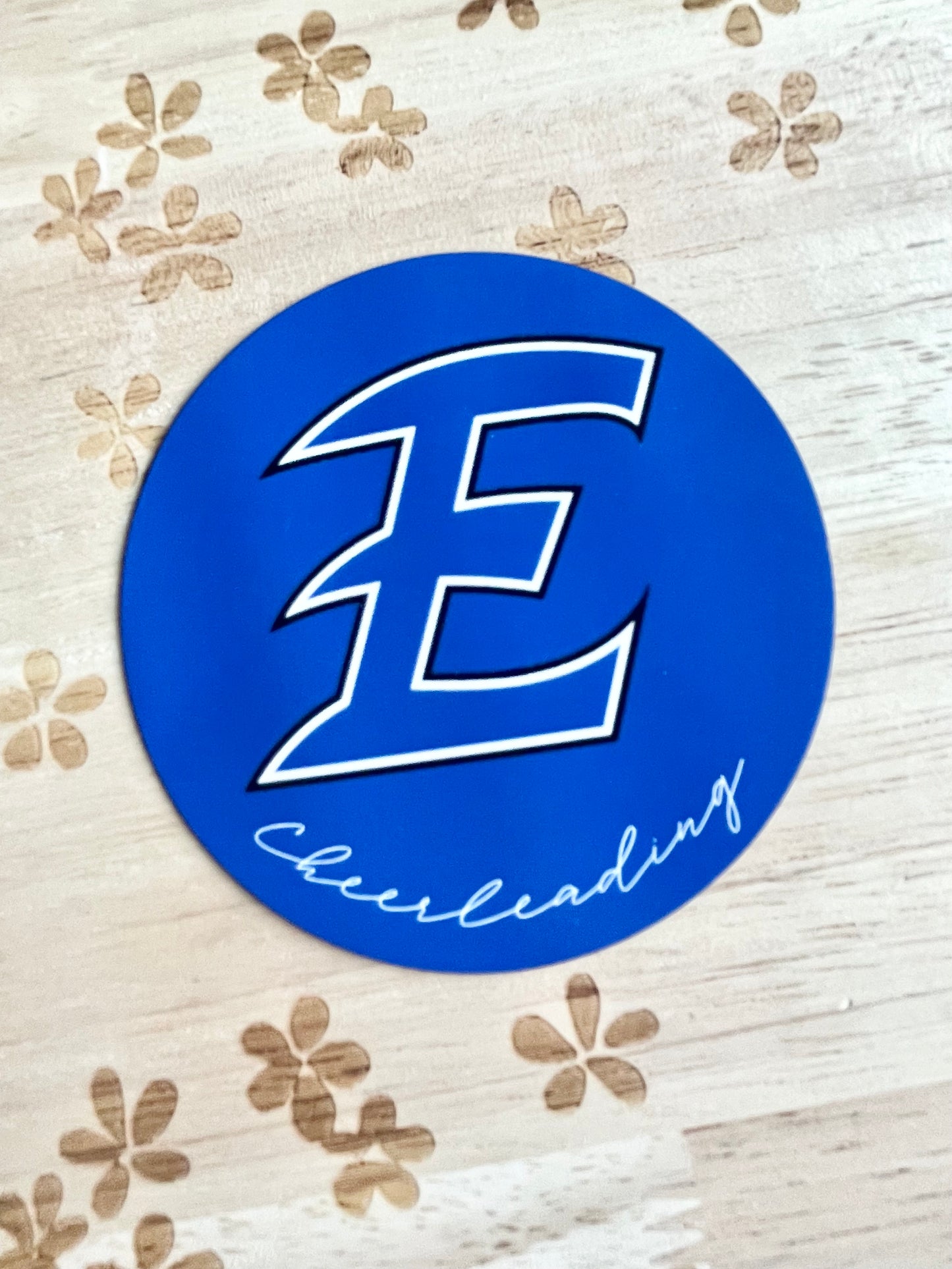 Elizabethtown Cheerleading Circle Magnet