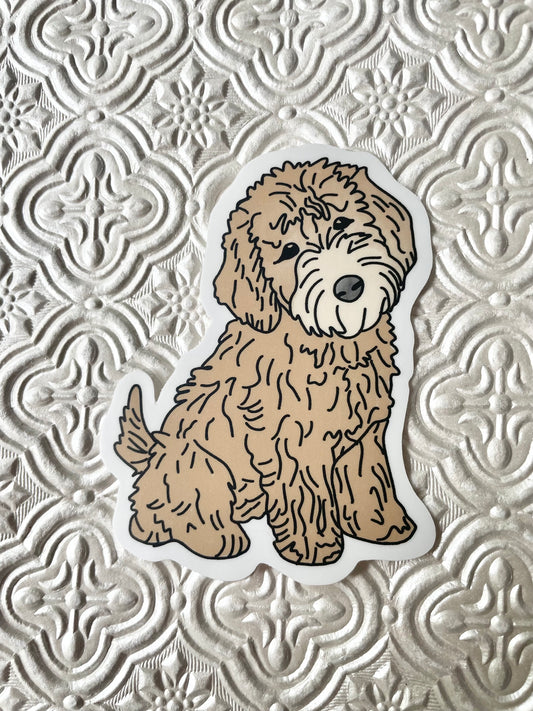 Golden Doodle Sticker