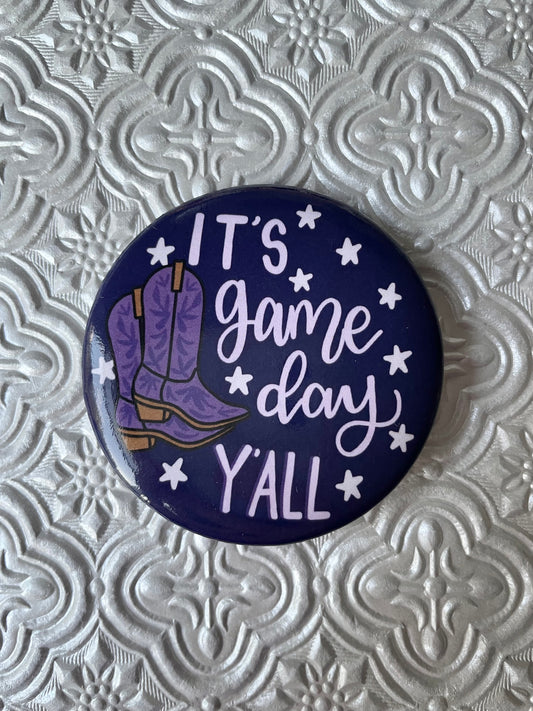 It's Gameday Y'all Button